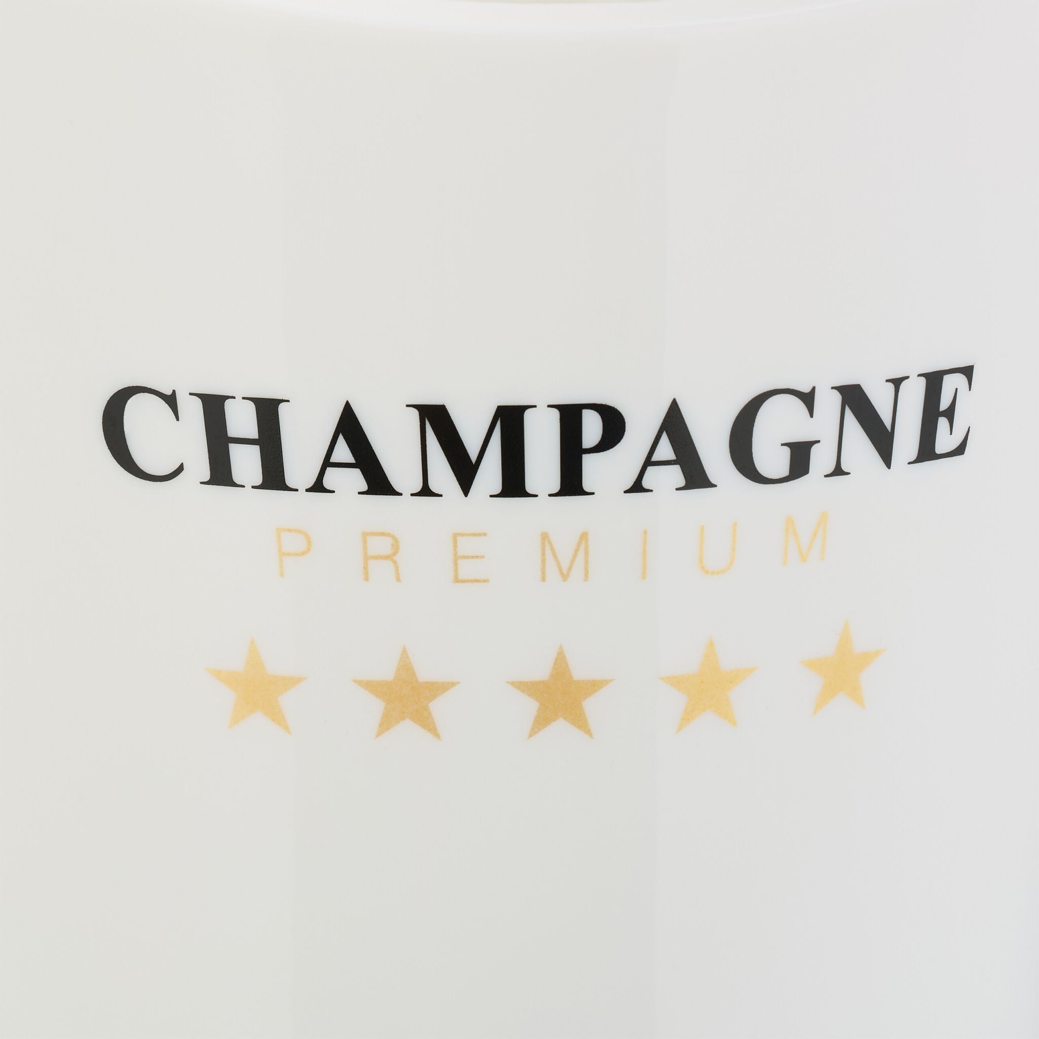 Sektkühler für 2 Flaschen in Weiss Weiss-Gold-Schwarz von Relaxdays