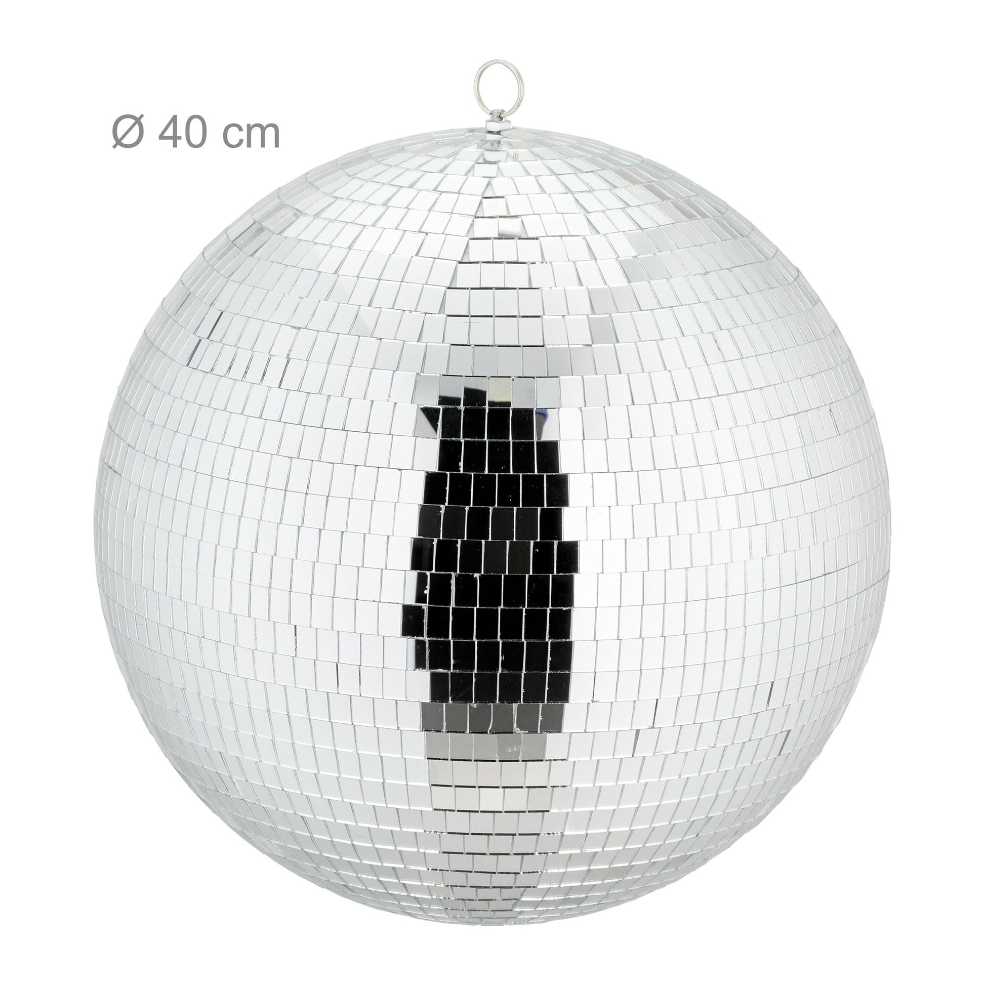 Discokugel 40cm Silber von Relaxdays