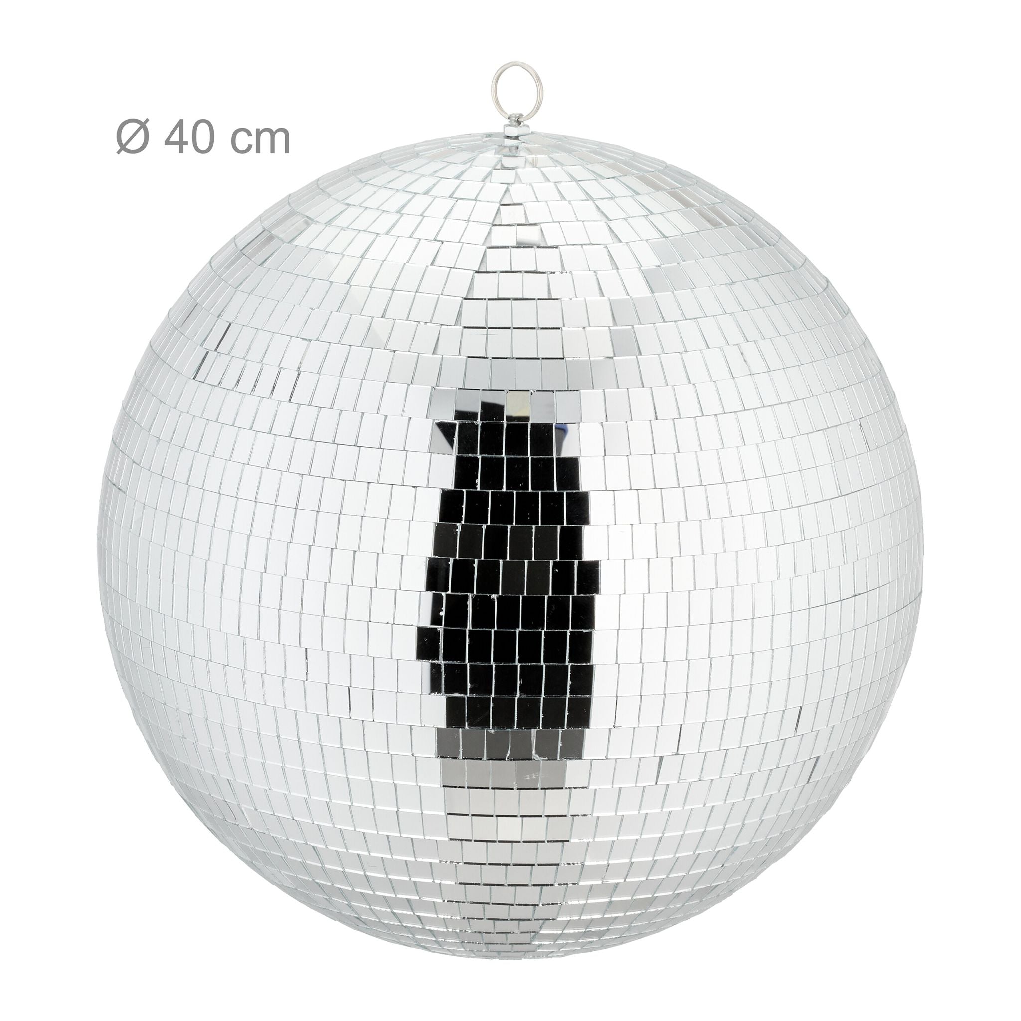 Discokugel 40cm Silber von Relaxdays