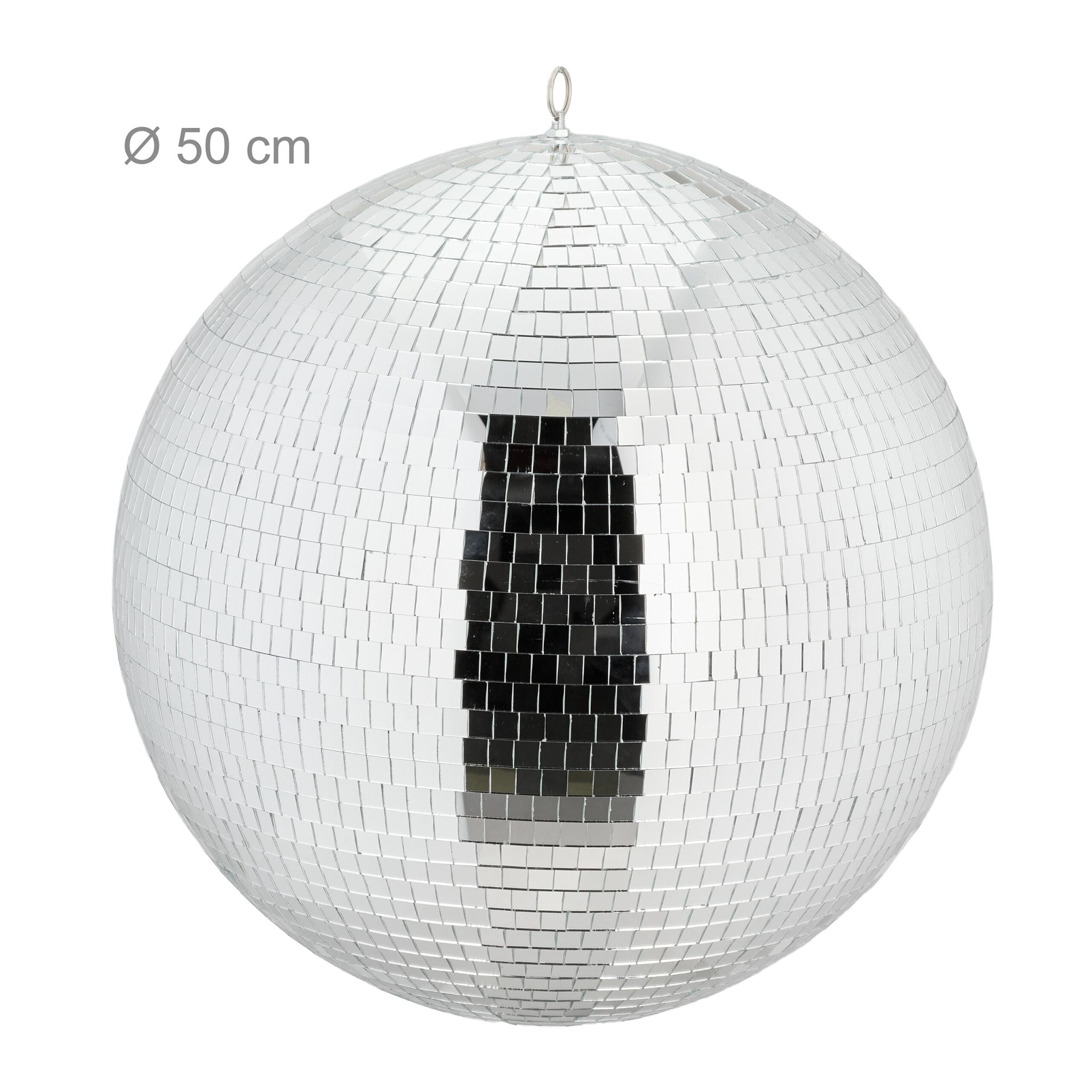 Discokugel 50cm Silber von Relaxdays