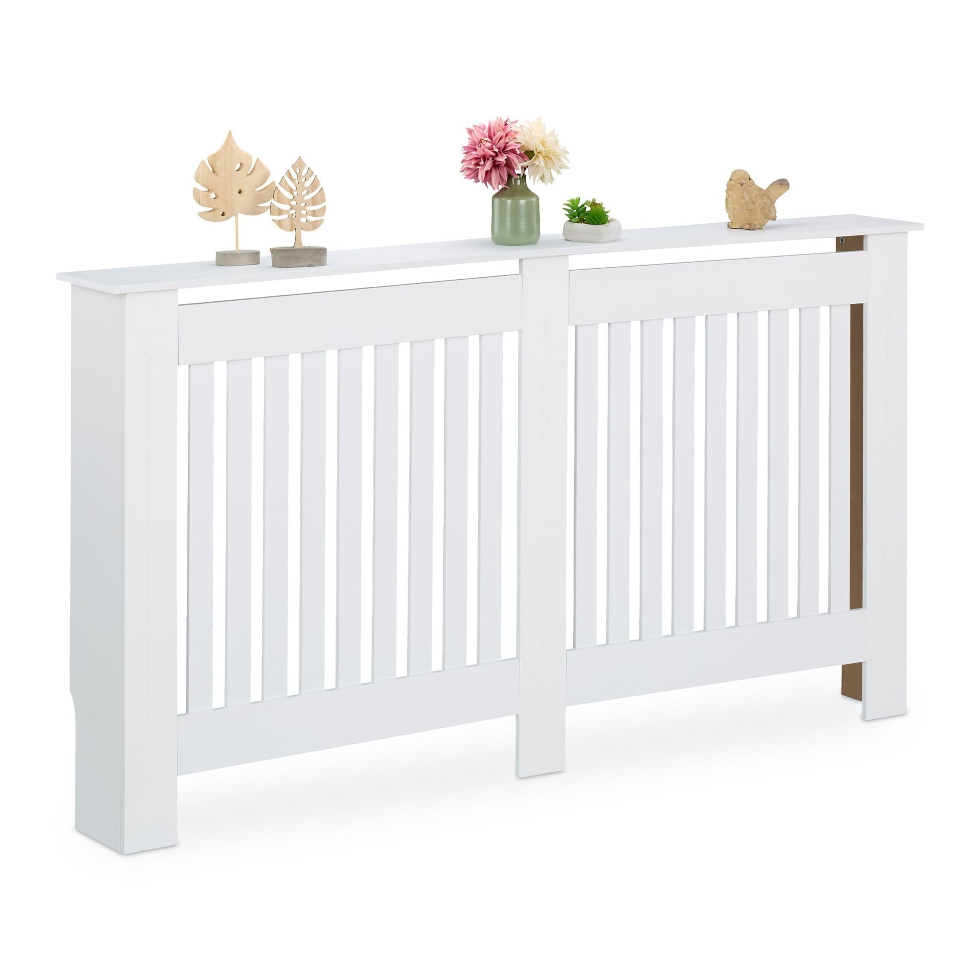 Heizkörperverkleidung Landhausstil Weiss von Relaxdays