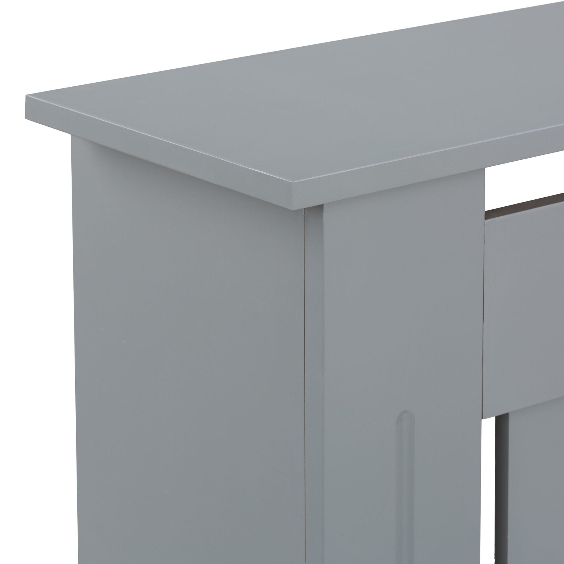 Heizkörperverkleidung Landhausstil Grau von Relaxdays