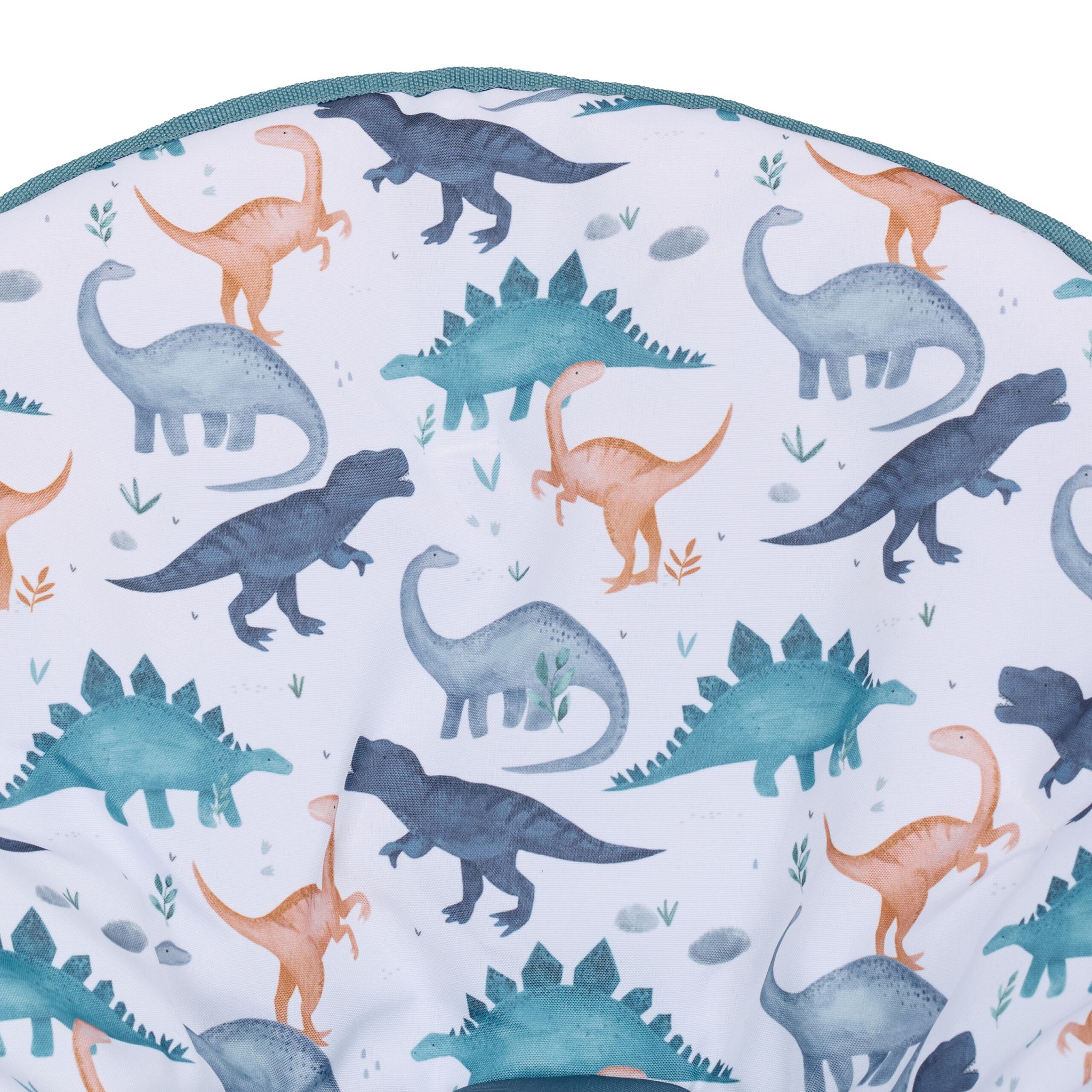 Faltbarer Moonchair für Kinder Weiss-Blau-Braun von Relaxdays