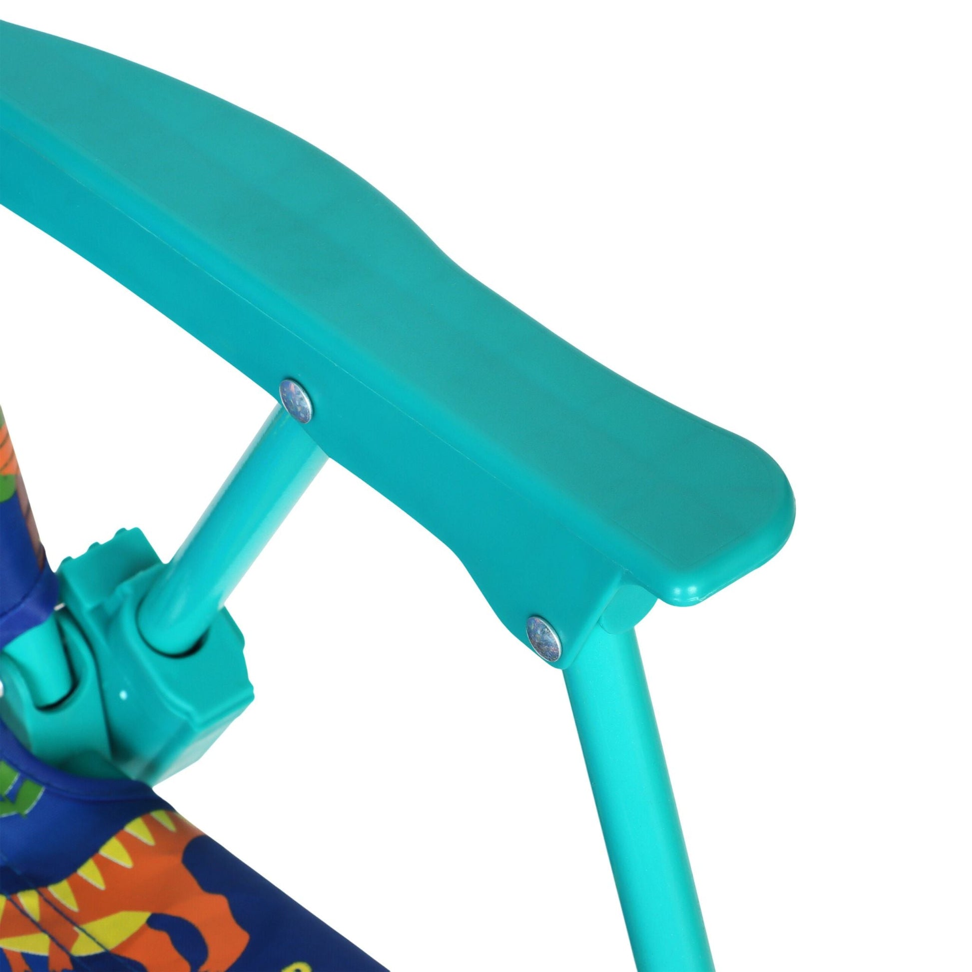 Kinder Klappstuhl mit Motiv Blau-Rosa-Türkis von Relaxdays