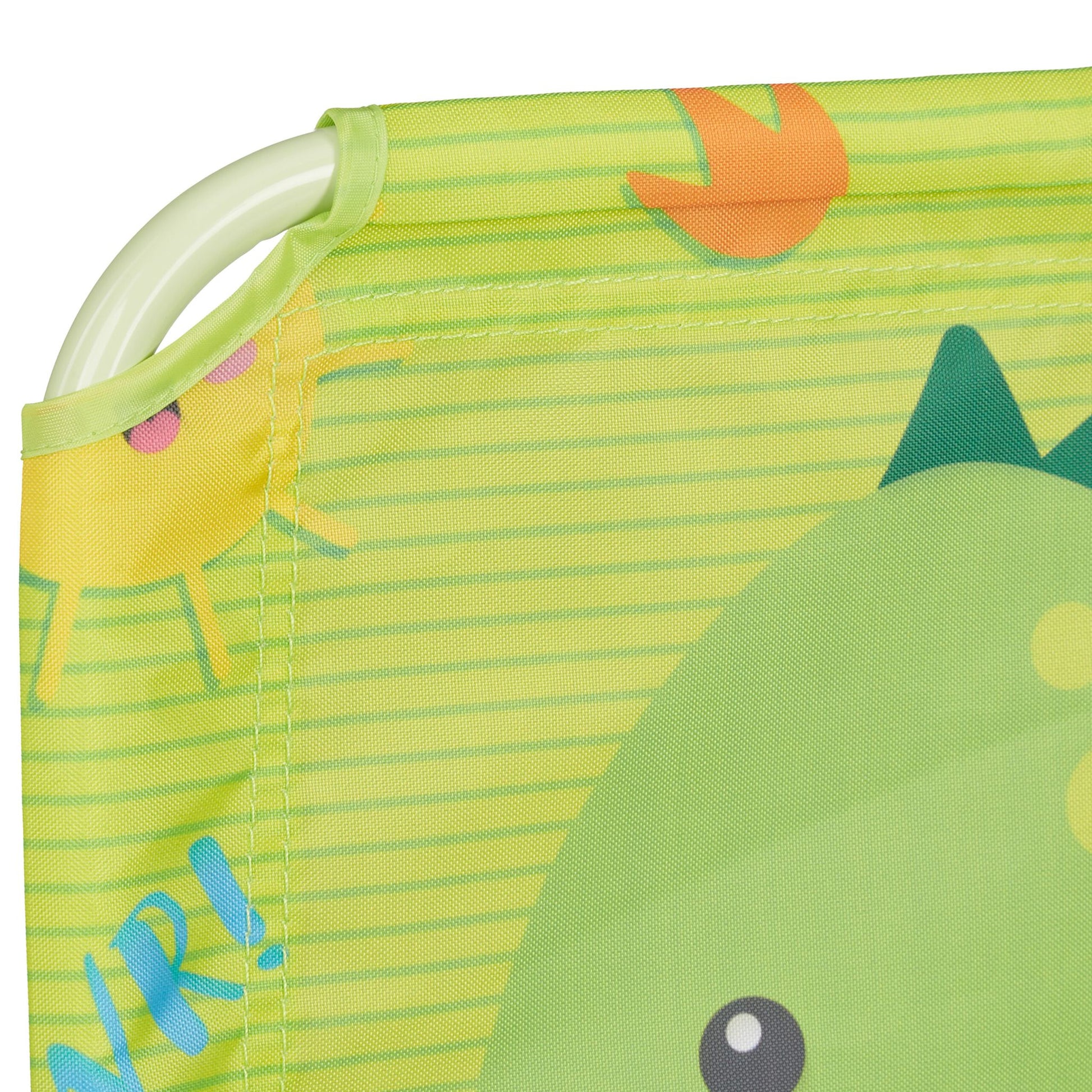 Kinder Klappstuhl mit Motiv Dunkelgrün-Gelb-Grün von Relaxdays