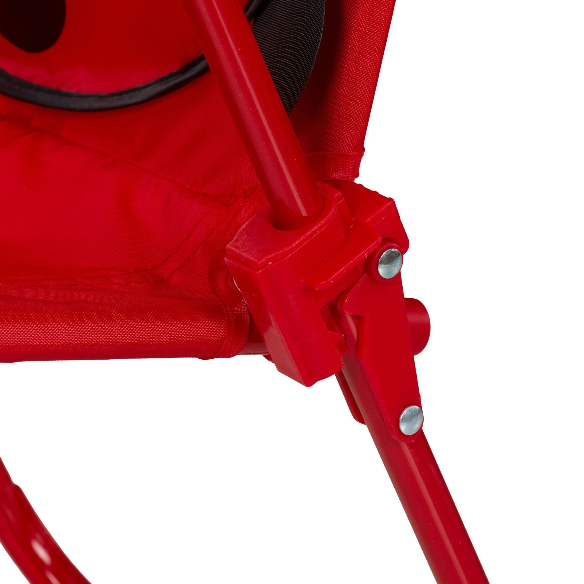 Kinder Klappstuhl mit Motiv Weiss-Rot-Schwarz von Relaxdays