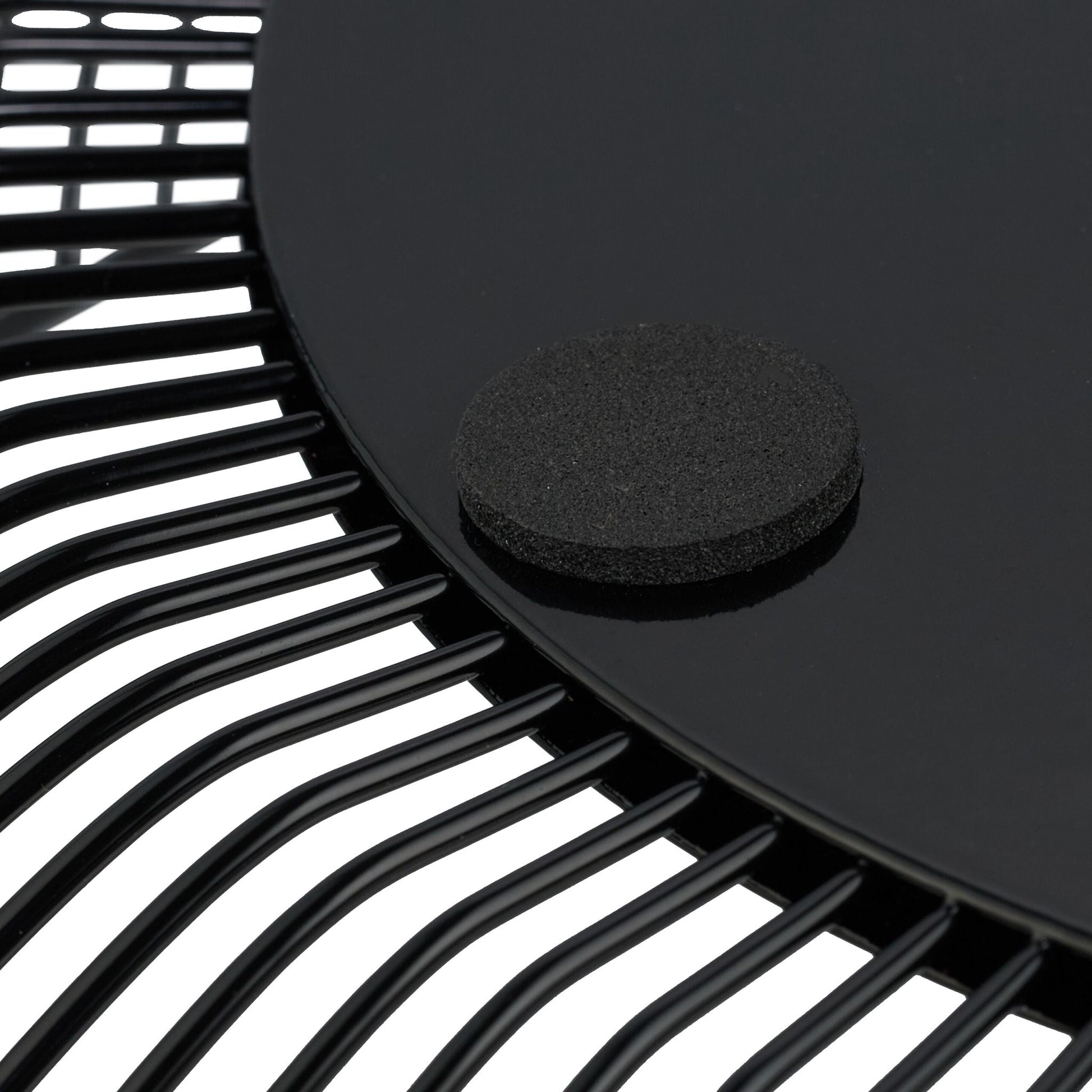 Obstschale Metall Schwarz von Relaxdays