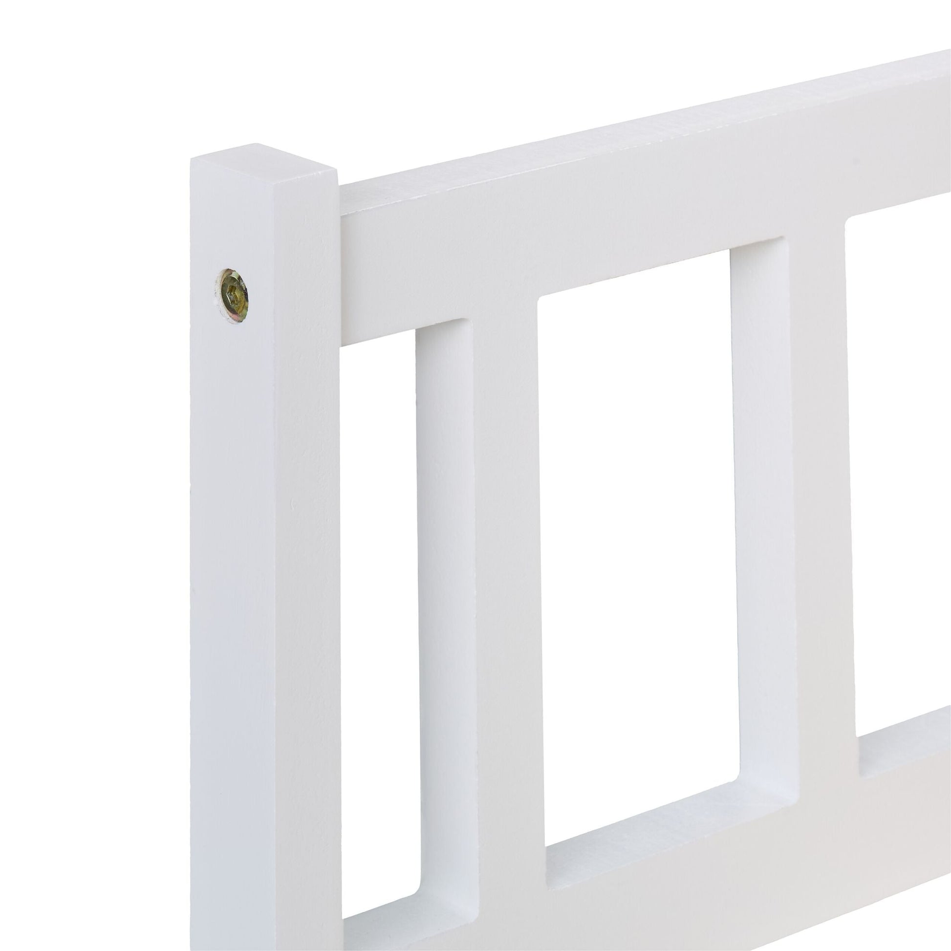Kinderbank mit Stauraum Weiss-Hellbraun von Relaxdays