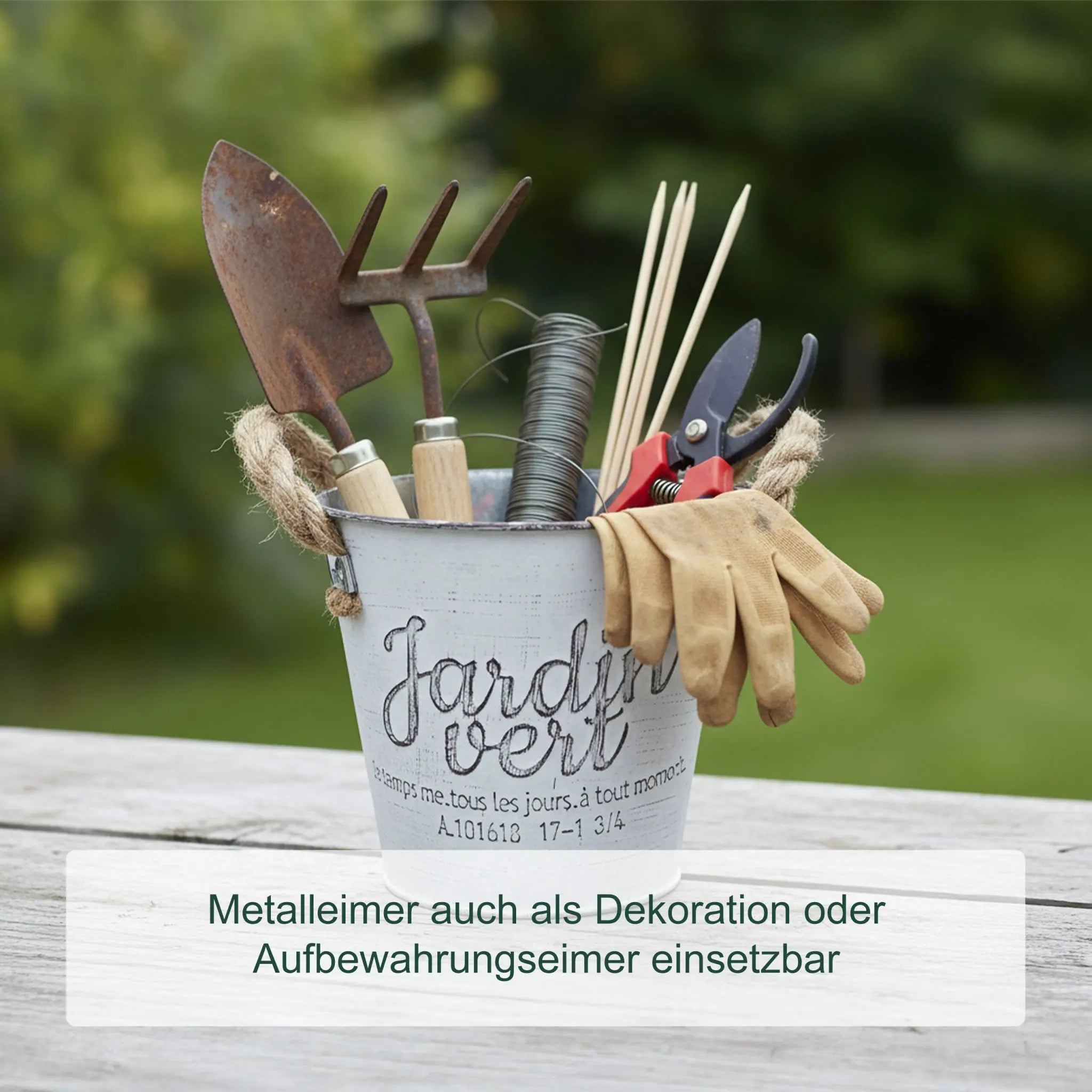 Blumentopf 3er-Set Übertöpfe Grau von Relaxdays