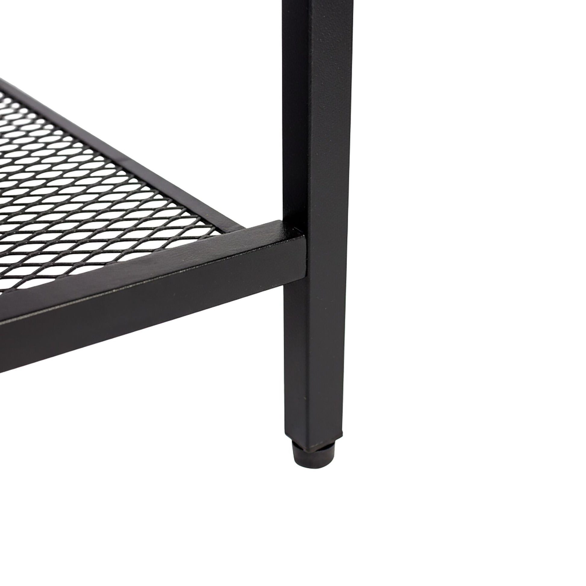 Nachttisch 2er-Set Schublade & Ablage Schwarz von Relaxdays