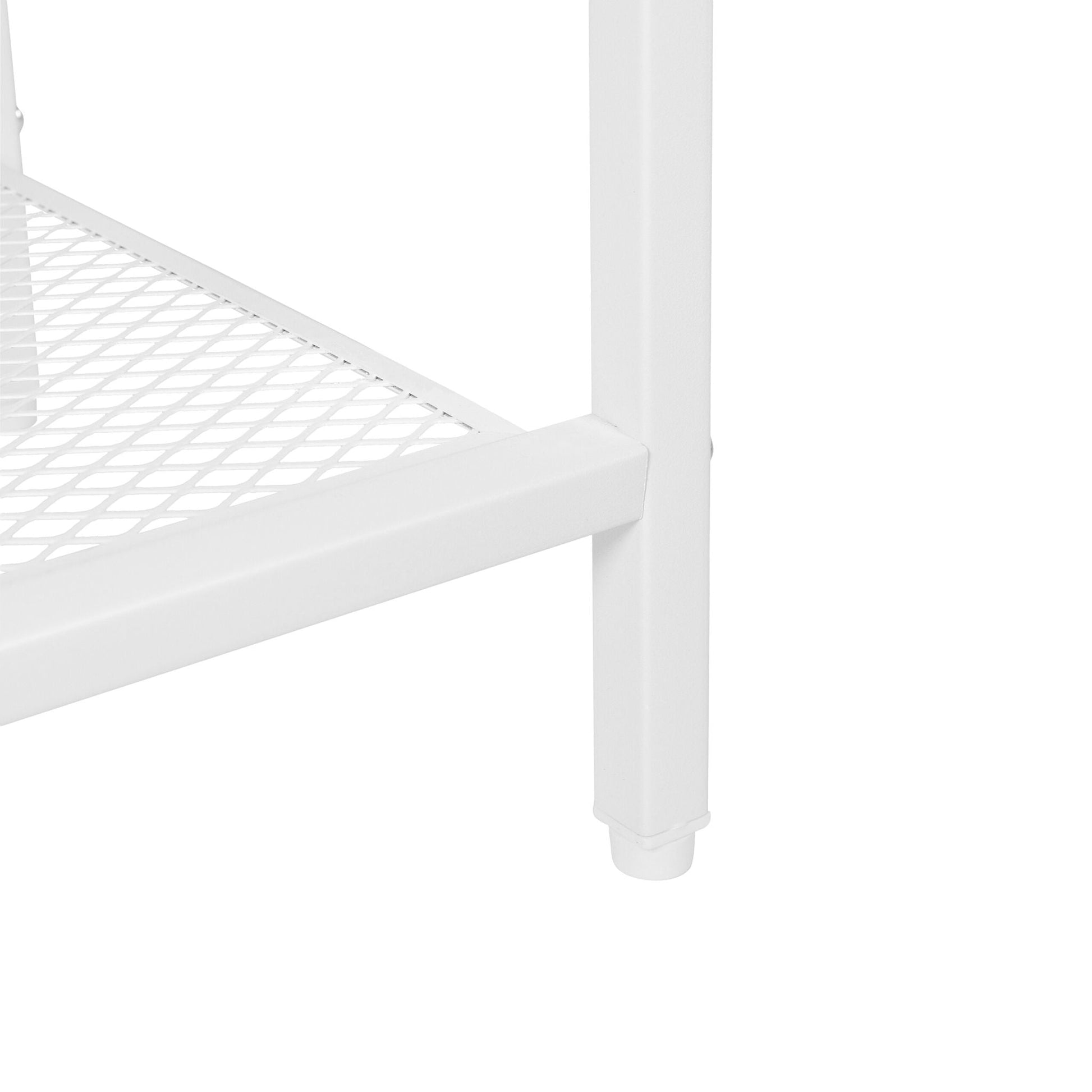 Nachttisch 2er-Set Schublade & Ablage Weiss von Relaxdays