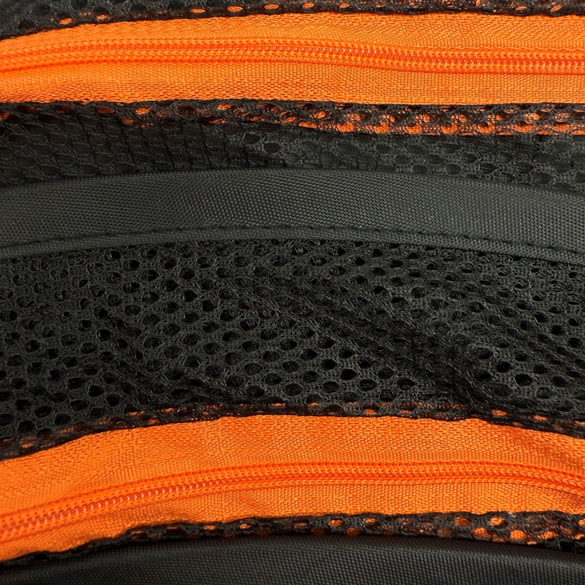 Faltbares Trockennetz Orange-Schwarz von Relaxdays
