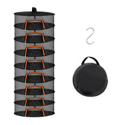 Faltbares Trockennetz Orange-Schwarz von Relaxdays