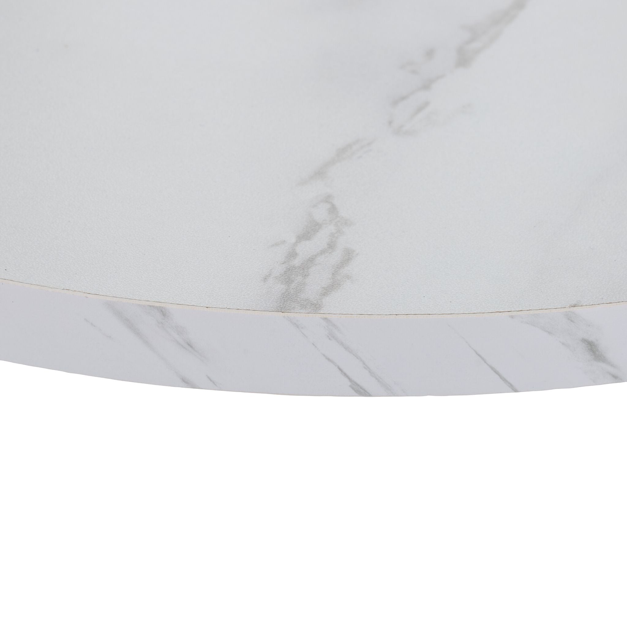 Satztisch 2er-Set Marmoroptik & Metall Weiss-Gold von Relaxdays