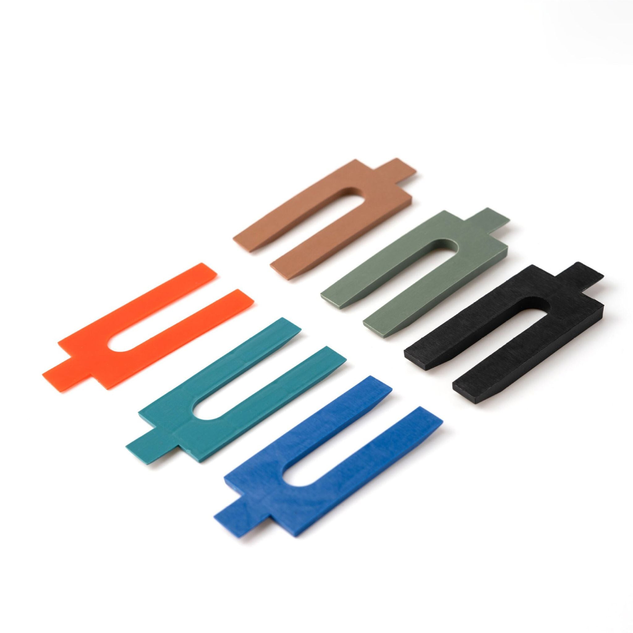 Abstandshalter Kunststoff 288er-Set Blau-Grün-Orange von Relaxdays