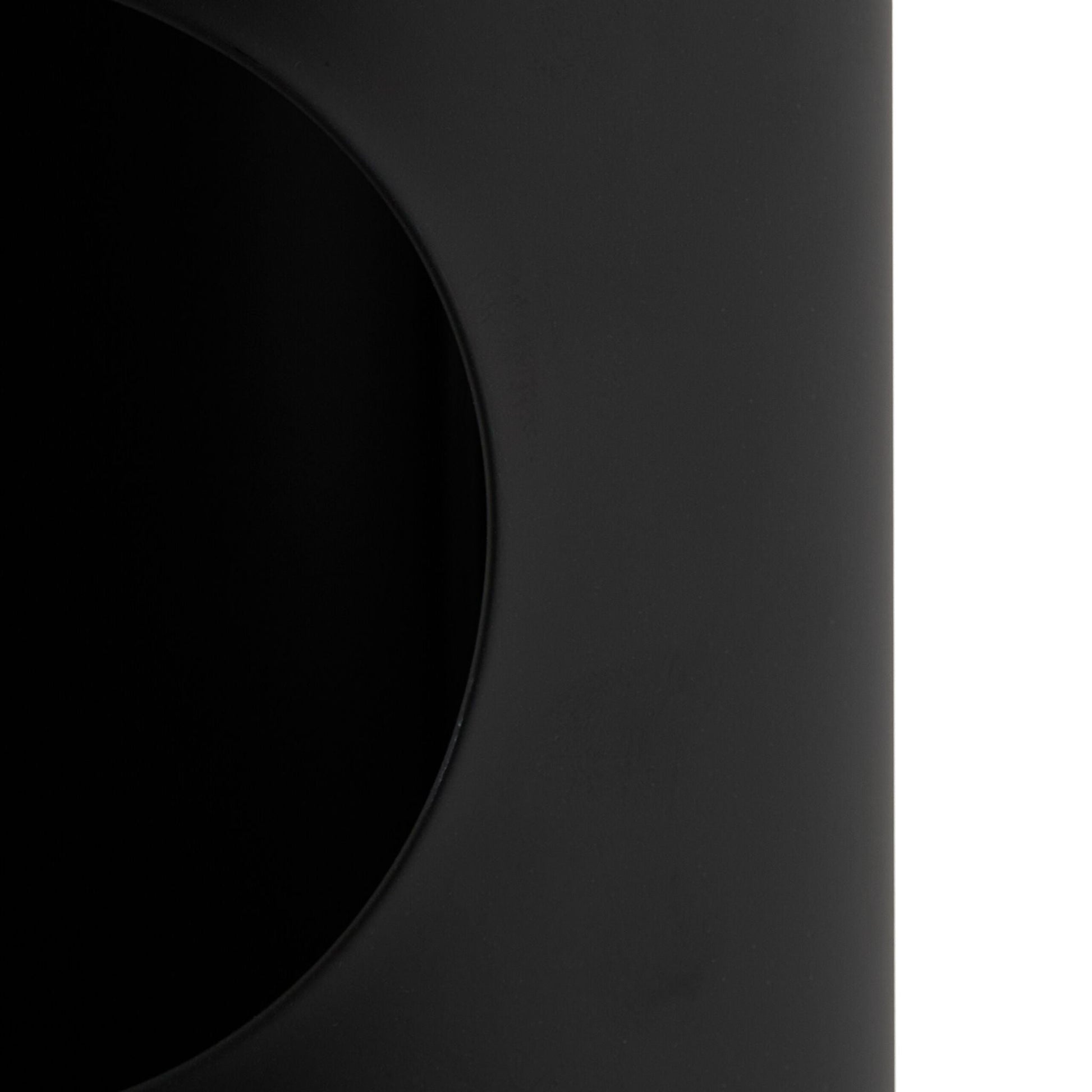 Standaschenbecher 56cm Schwarz-Silber von Relaxdays