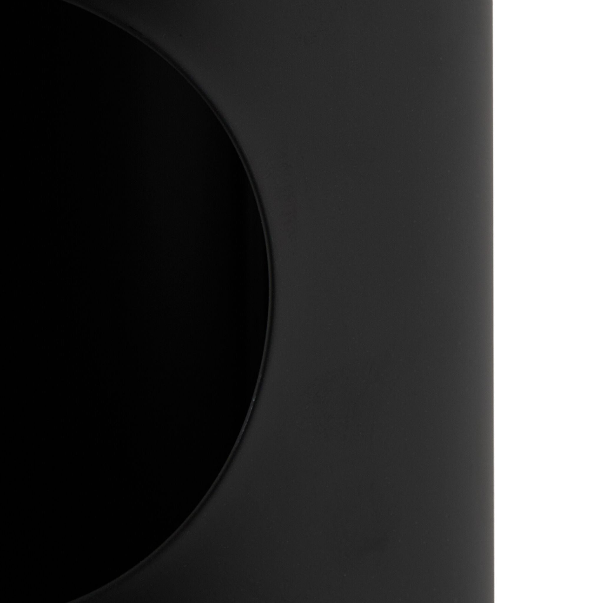 Standaschenbecher 56cm Schwarz-Silber von Relaxdays