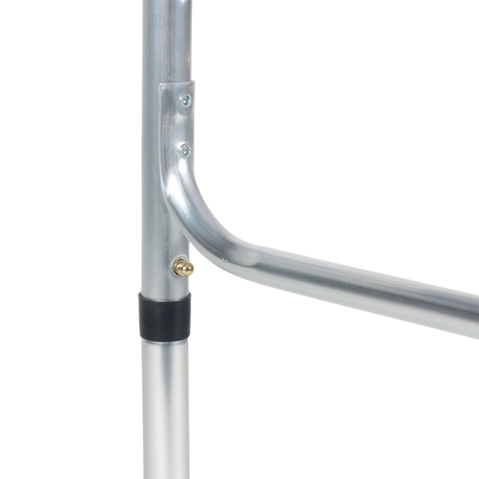 Campingtisch klappbar & höhenverstellbar Weiss-Silber von Relaxdays