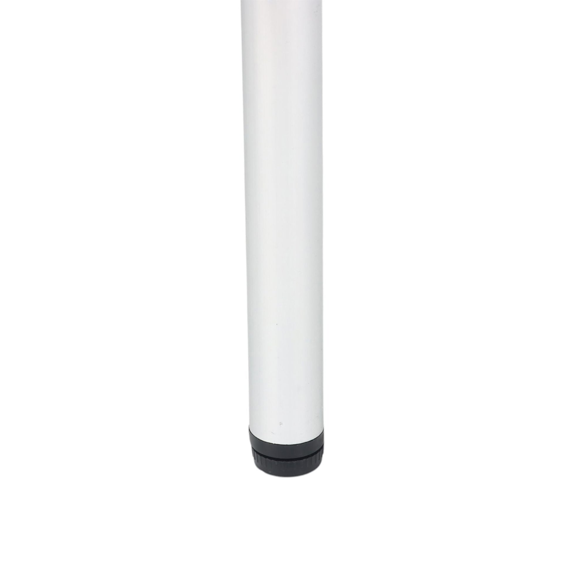 Campingtisch klappbar & höhenverstellbar Weiss-Silber von Relaxdays