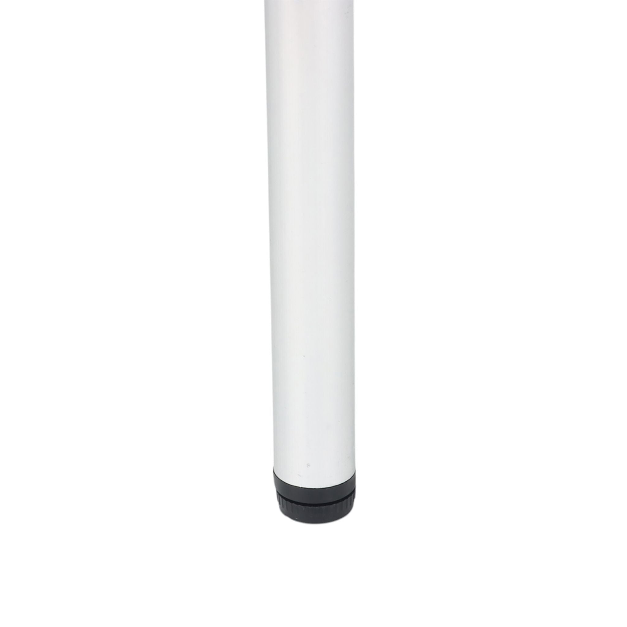 Campingtisch klappbar & höhenverstellbar Weiss-Silber von Relaxdays