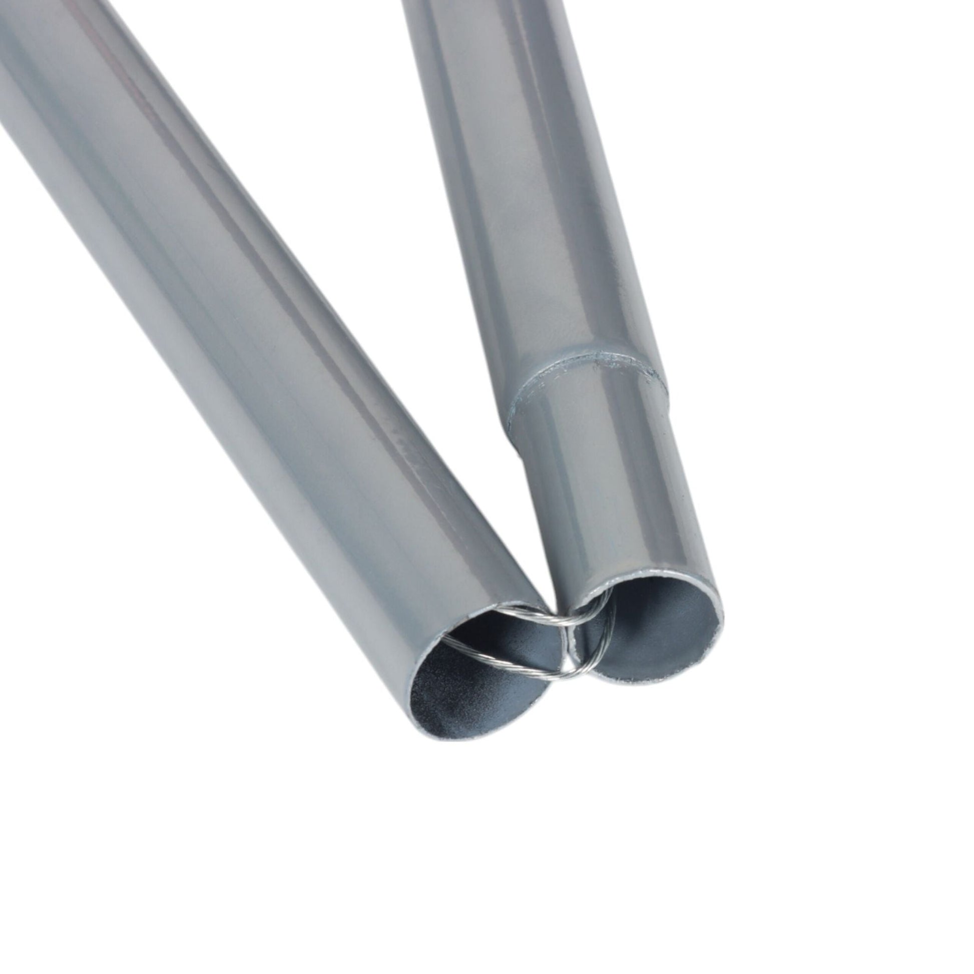 Faltbarer Campingtisch Stahl Silber von Relaxdays