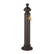 Standbrunnen antik 87cm Braun-Gold von Relaxdays