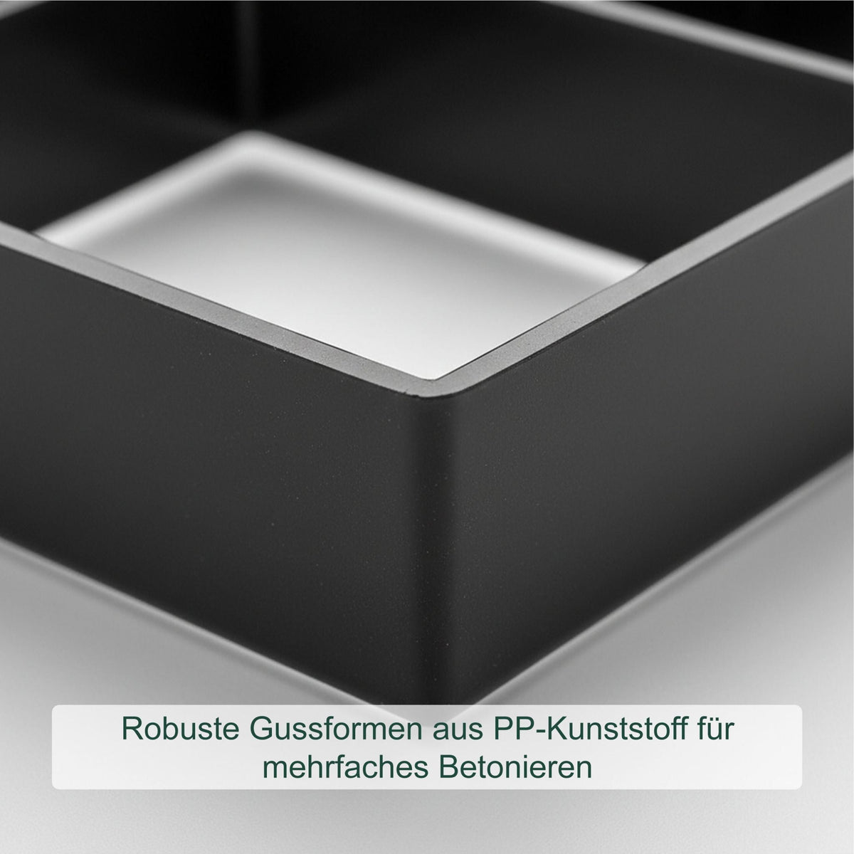 Pflasterform 2er-Set 40 x 45cm Schwarz von Relaxdays