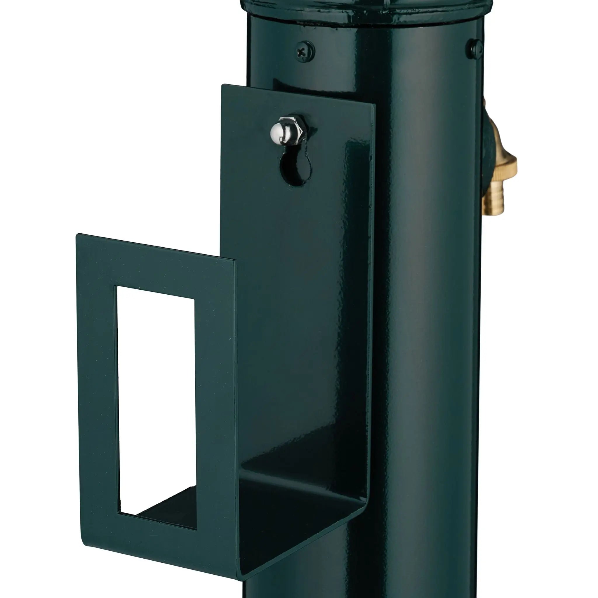 Standbrunnen antik 83cm Schlauchalter Dunkelgrün-Gold von Relaxdays