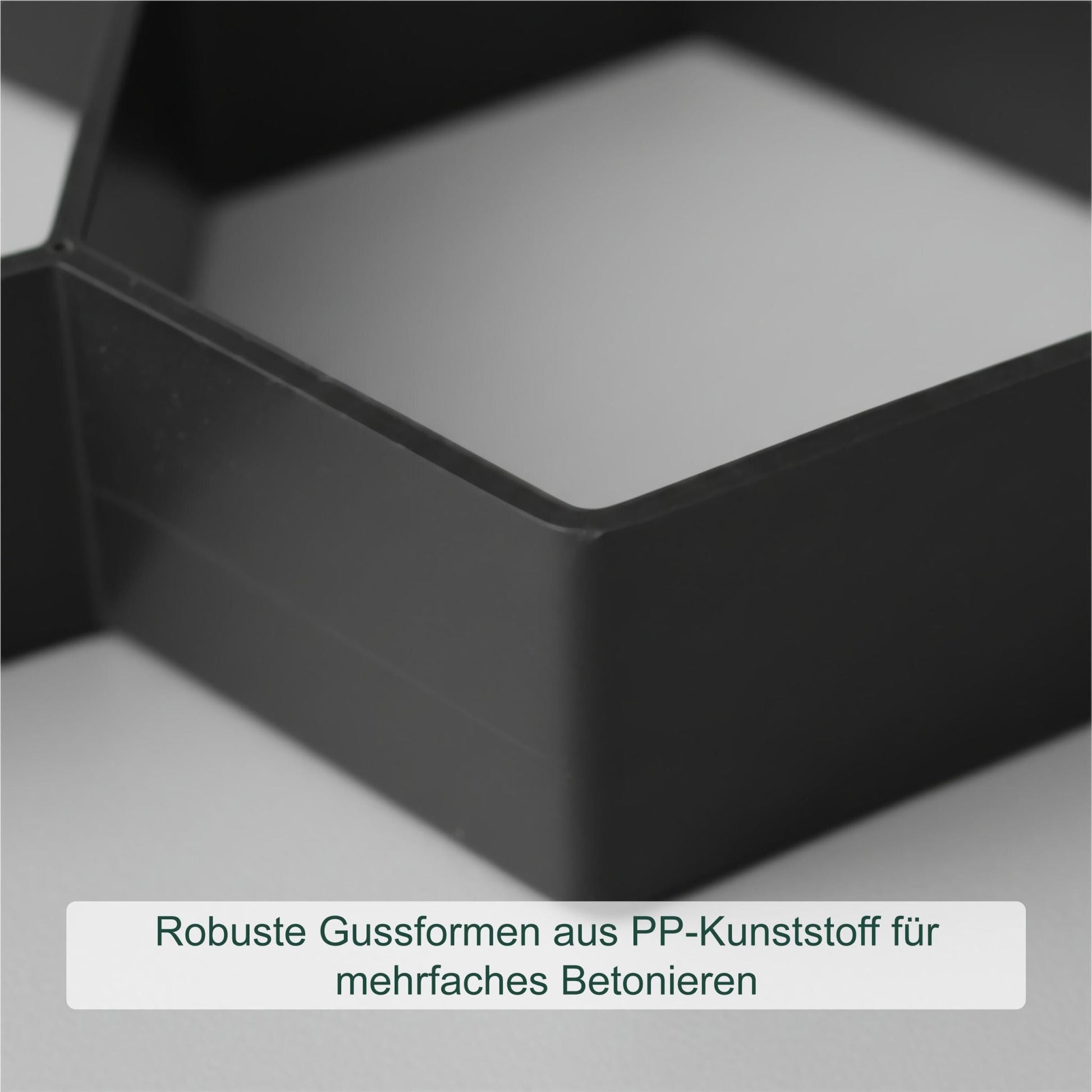 Pflasterform Bienenwabe 2er-Set Schwarz von Relaxdays