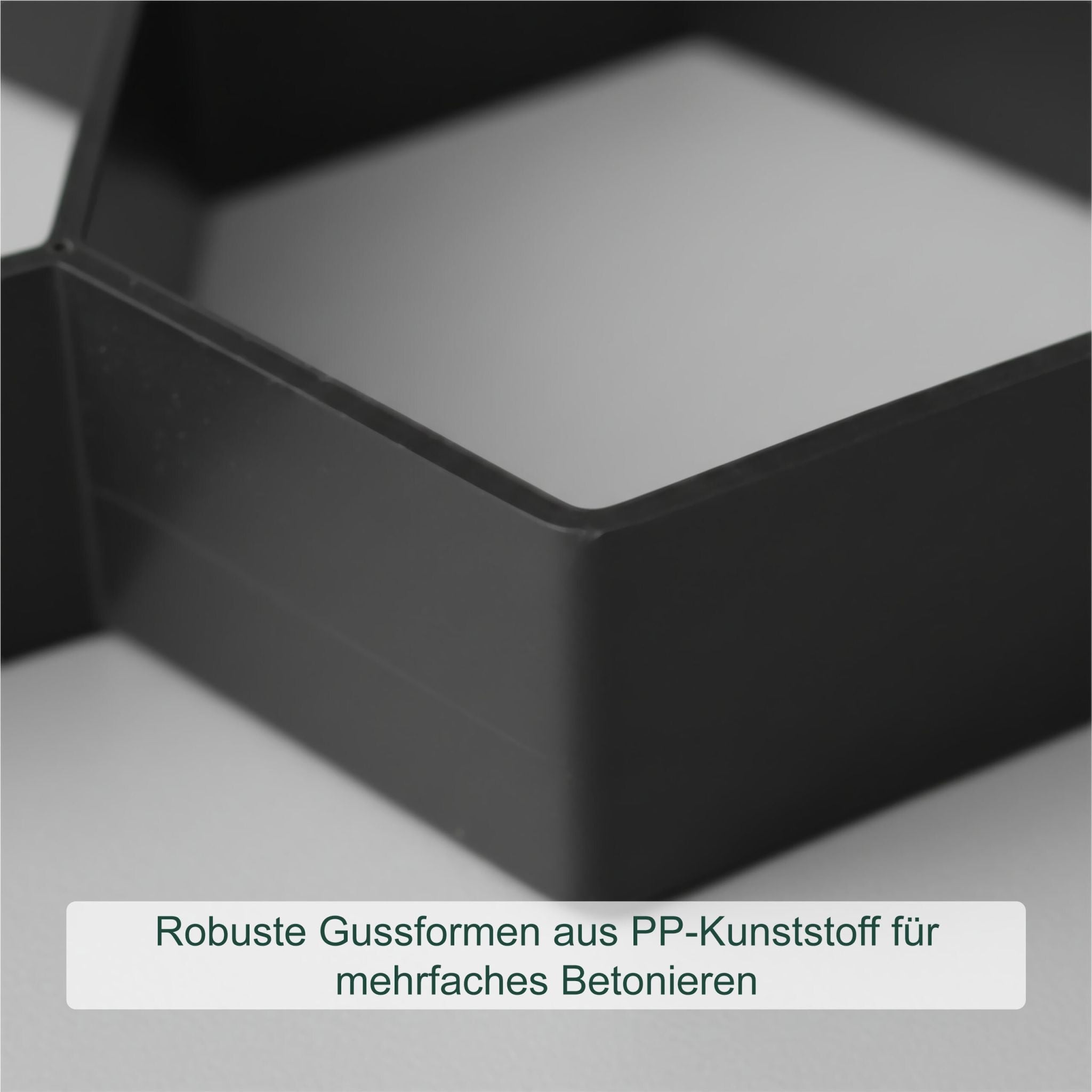 Pflasterform Bienenwabe 2er-Set Schwarz von Relaxdays