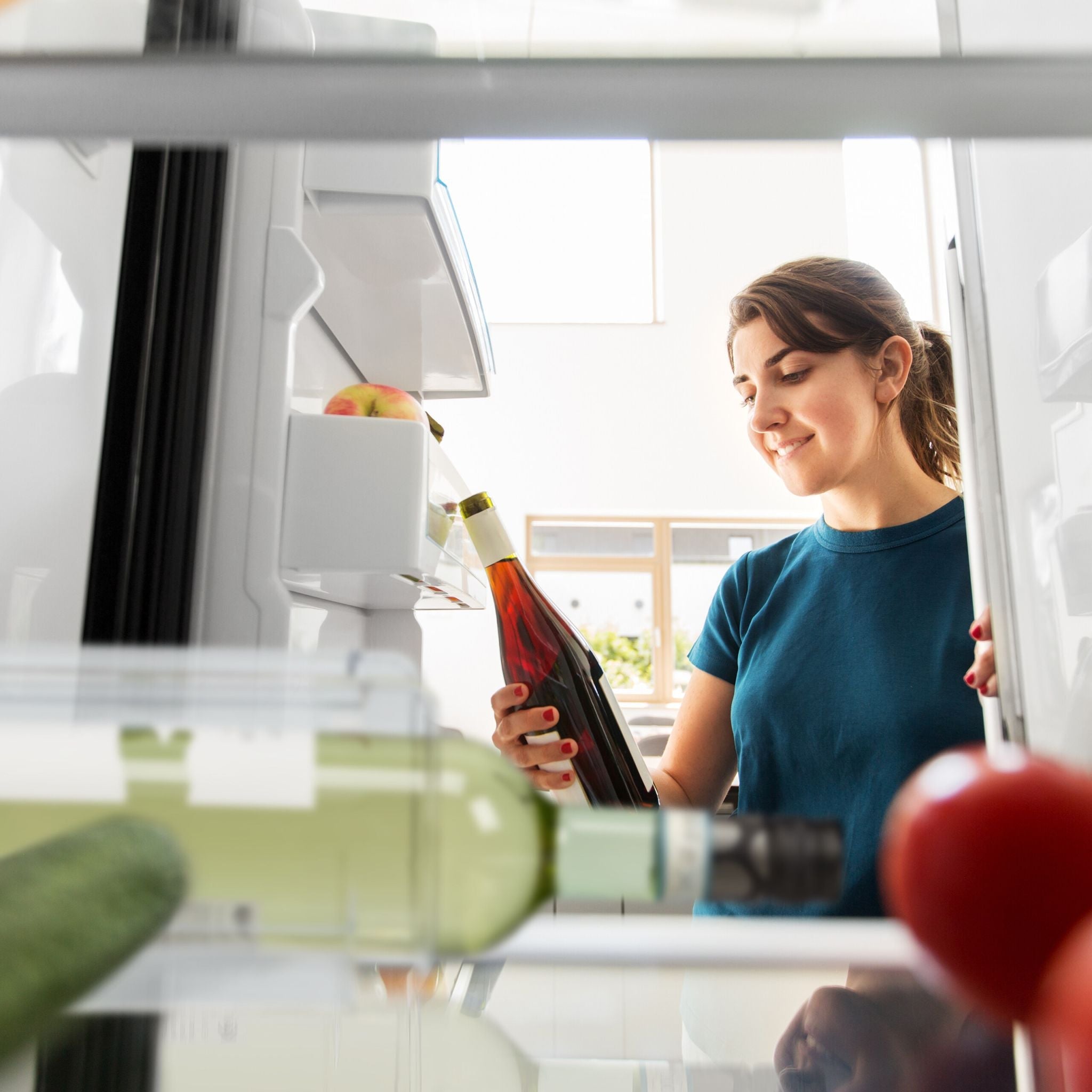 Kühlschrank Organizer Flaschen Set Transparent von Relaxdays