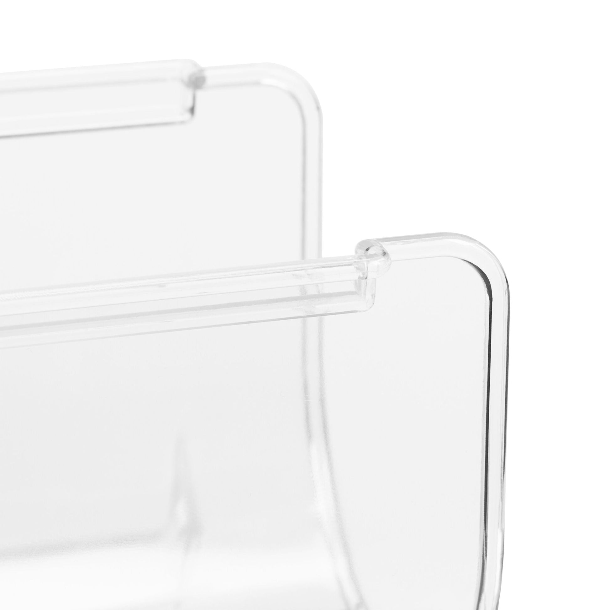 Kühlschrank Organizer Flaschen Set Transparent von Relaxdays