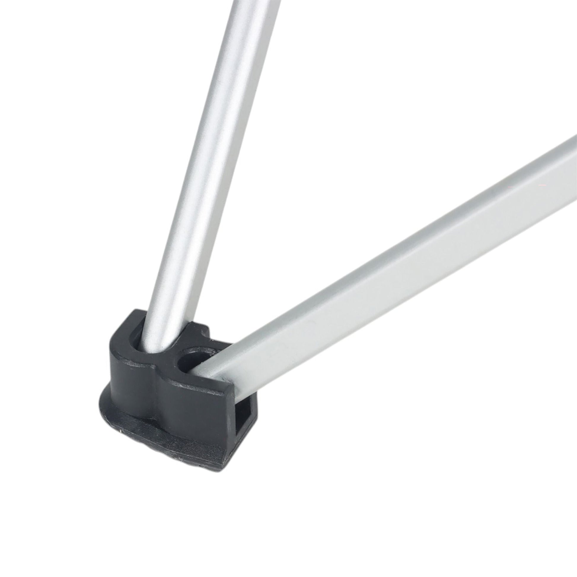 Faltbarer Campingtisch Aluminium Schwarz-Silber von Relaxdays