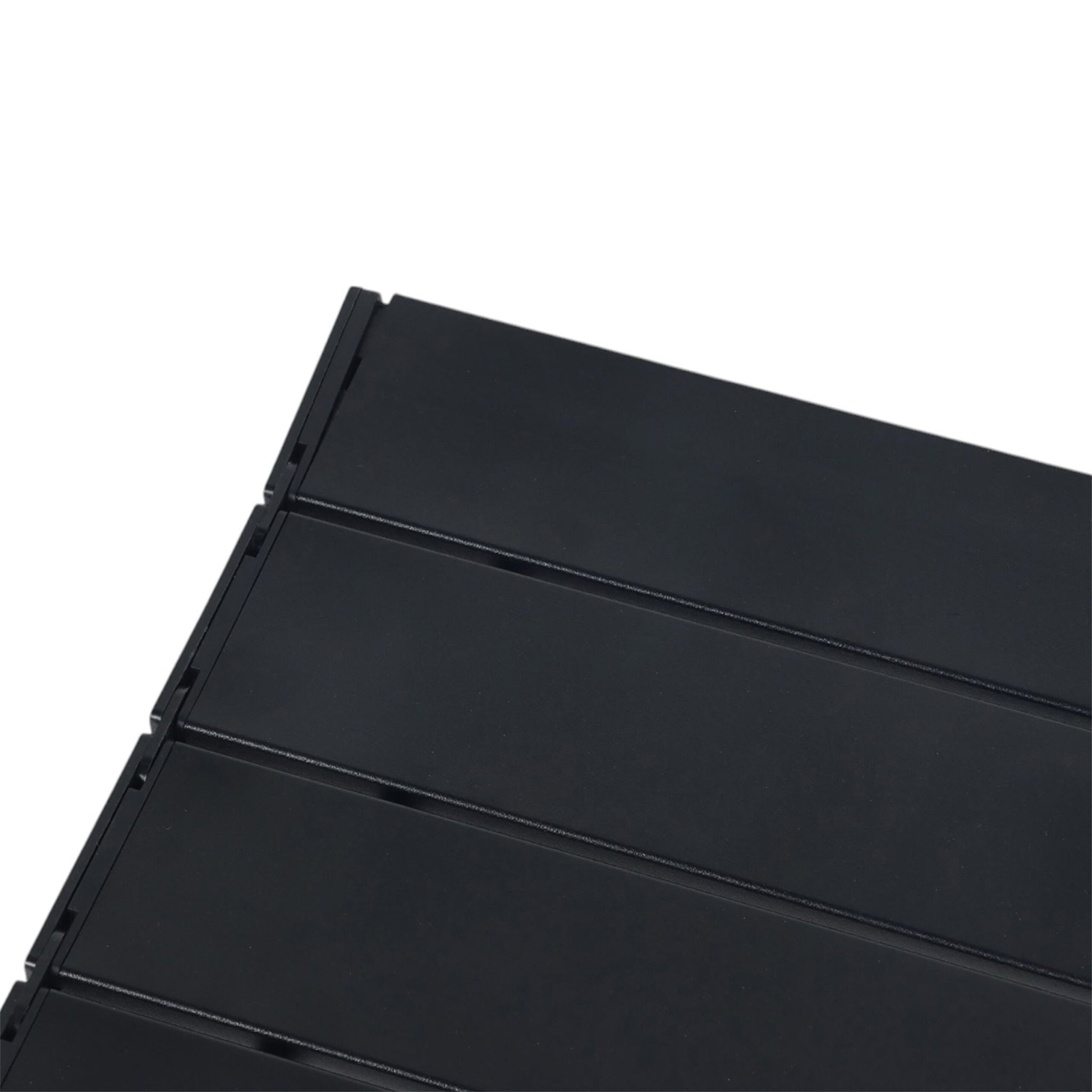 Faltbarer Campingtisch Aluminium Schwarz-Silber von Relaxdays