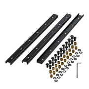 Gratleiste 3er-Set U-Form Gold-Schwarz von Relaxdays