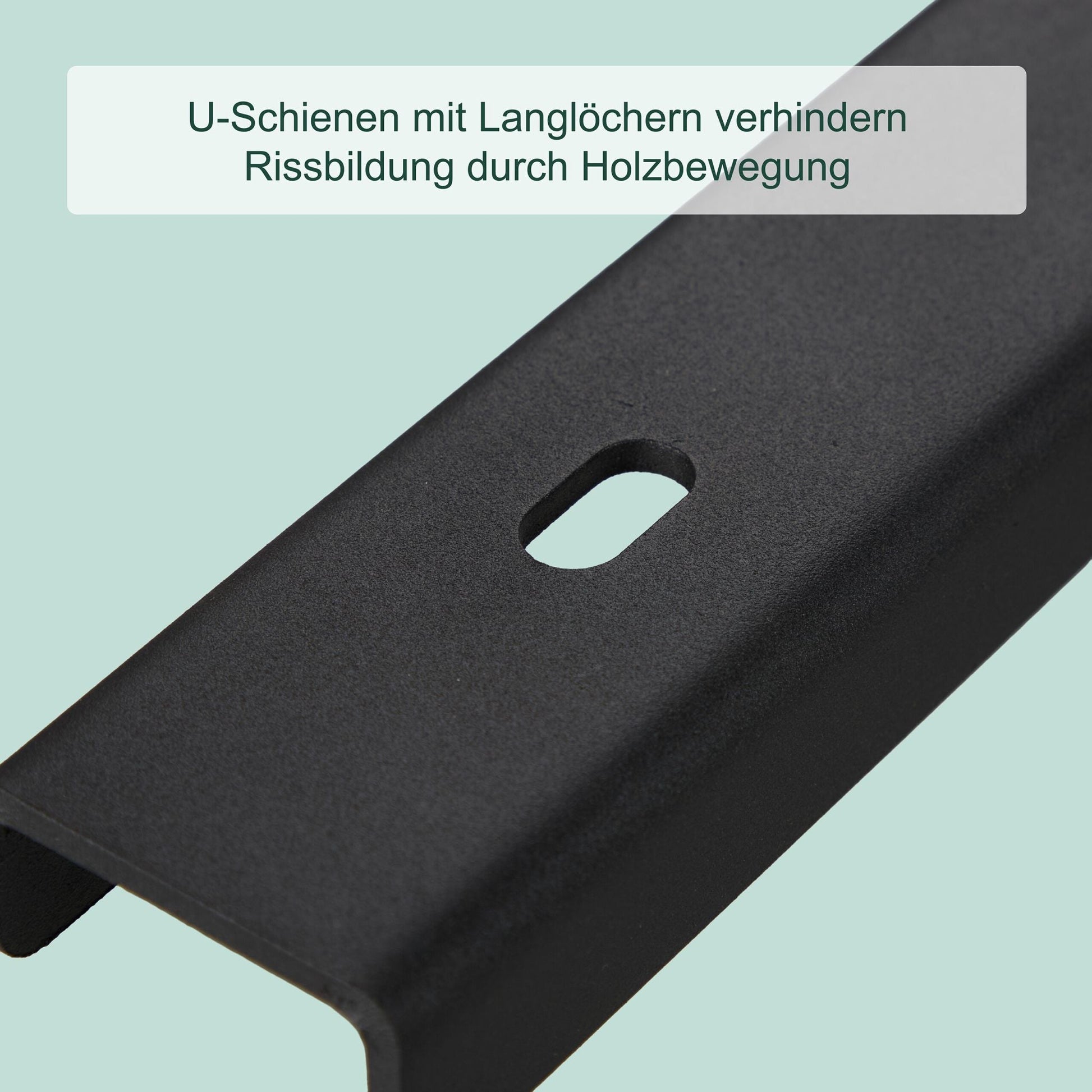 Gratleiste 3er-Set U-Form Gold-Schwarz von Relaxdays