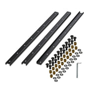 Gratleiste 3er-Set U-Form Gold-Schwarz von Relaxdays