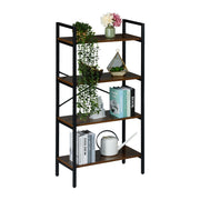 Bücherregal Industrial-Style Braun-Schwarz