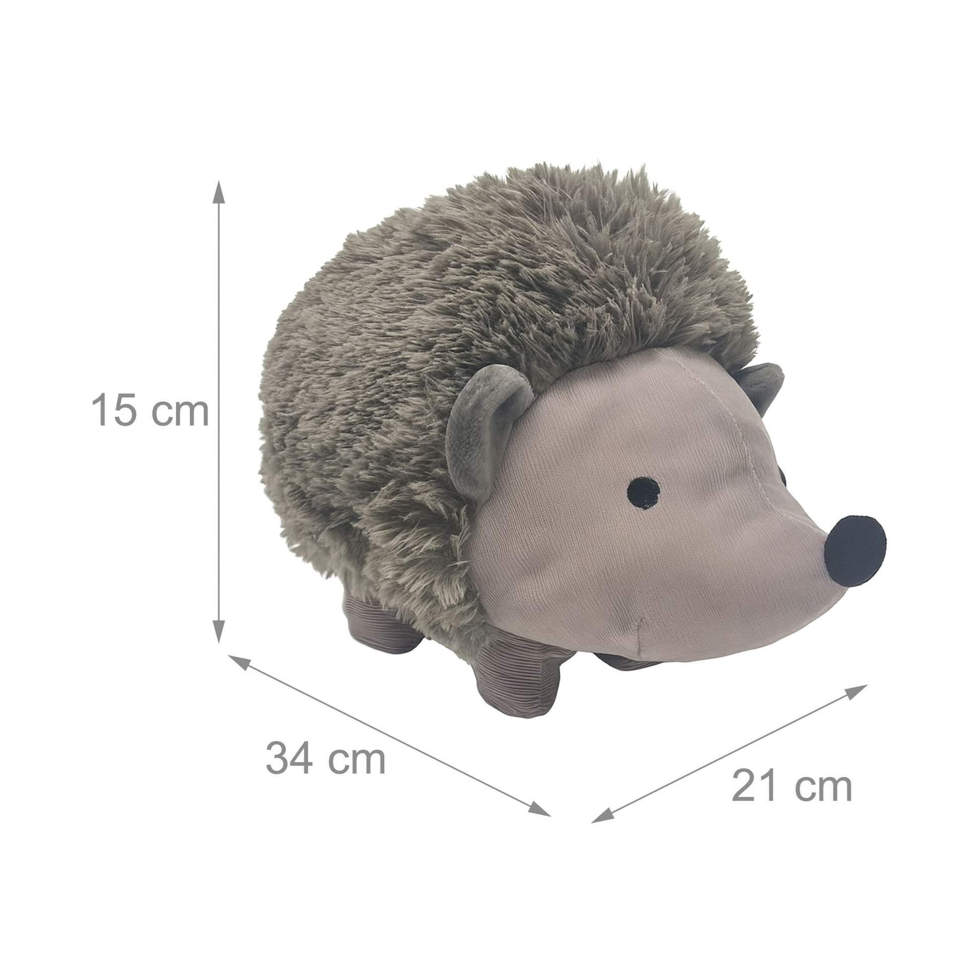 Türstopper Igel Braun-Grau von Relaxdays