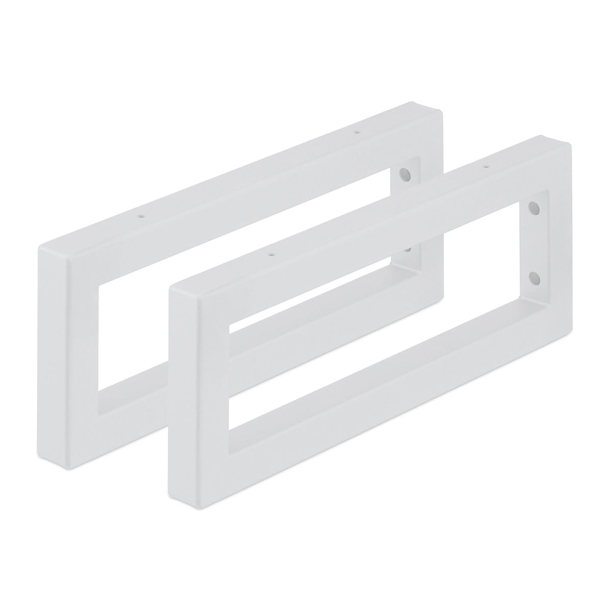 Wandkonsole 2er-Set Weiss von Relaxdays