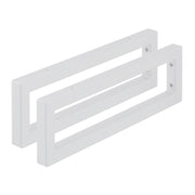 Wandkonsole 2er-Set Weiss von Relaxdays