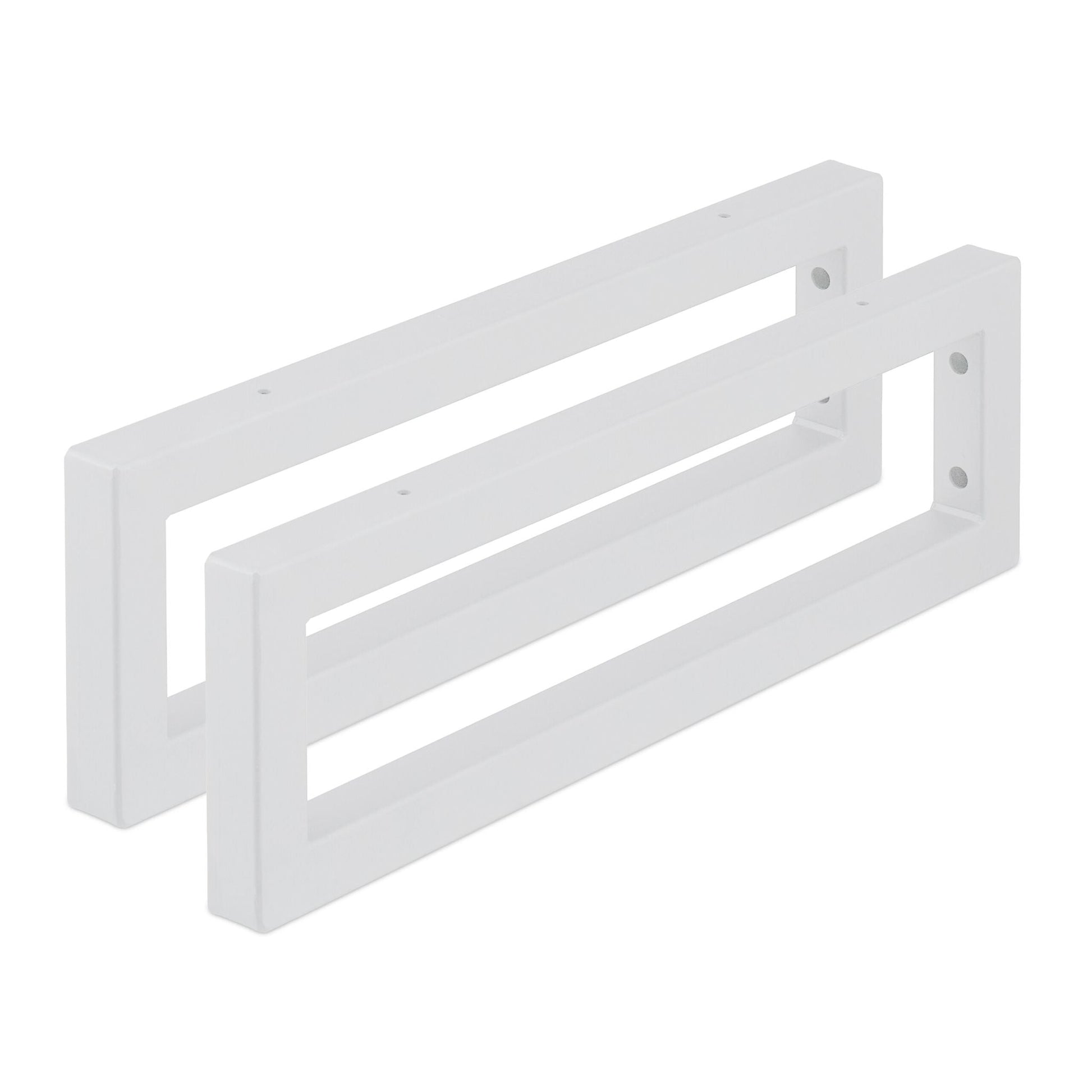 Wandkonsole 2er-Set Weiss von Relaxdays