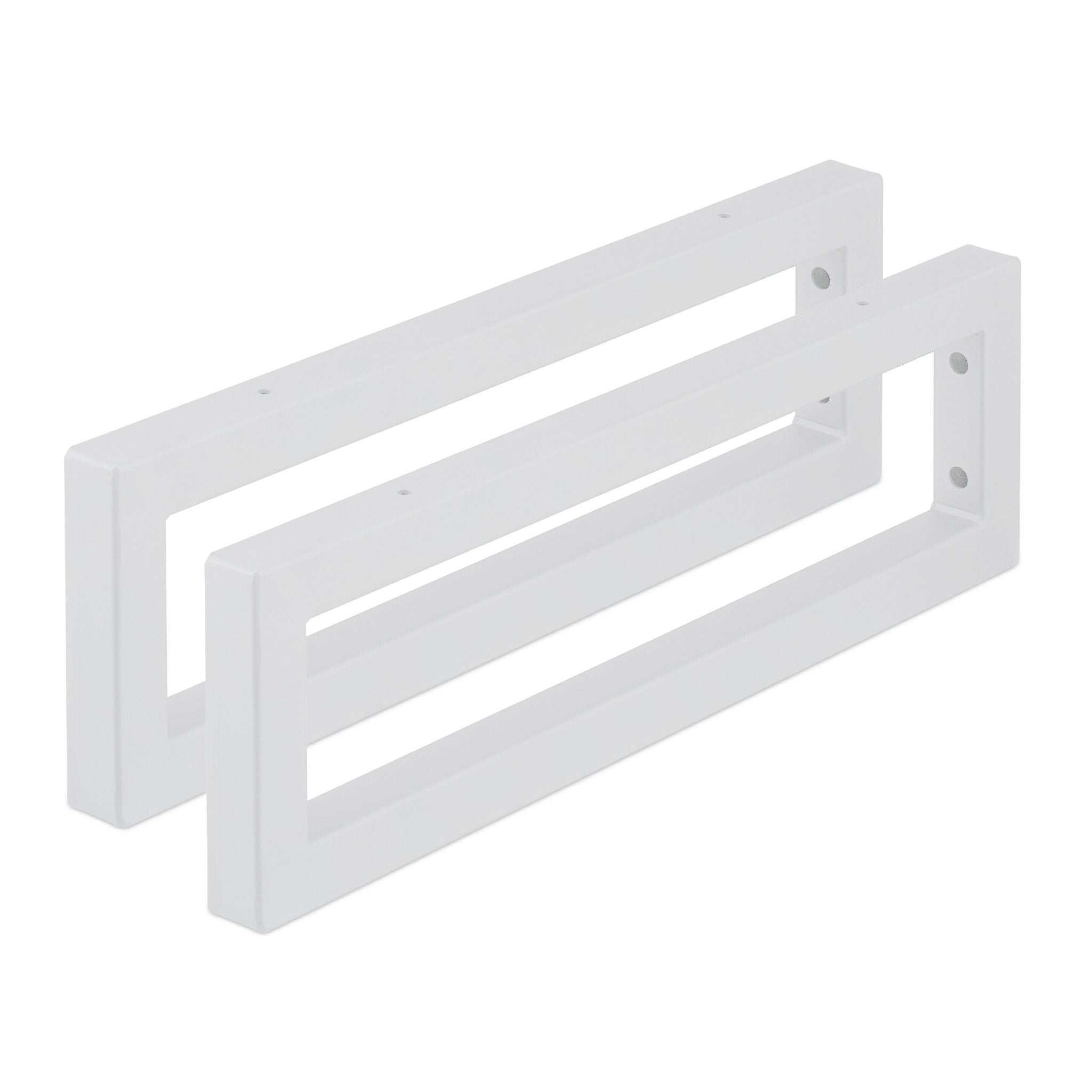 Wandkonsole 2er-Set Weiss von Relaxdays
