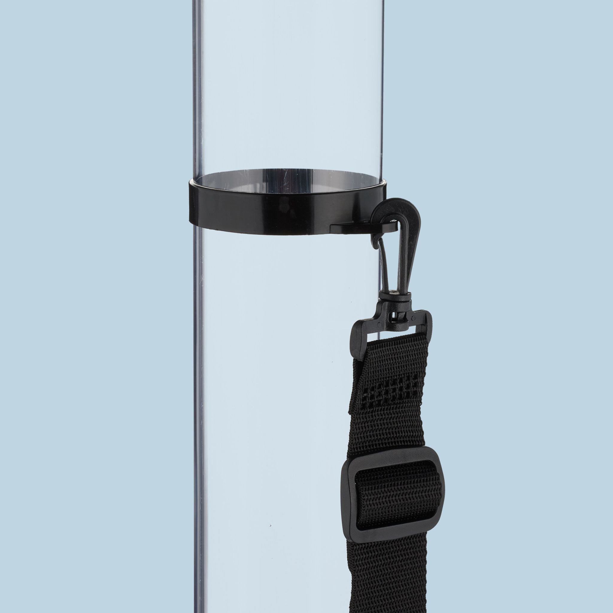 Posterrolle transparent Schwarz-Transparent von Relaxdays