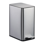 Kosmetikeimer 10 Liter Schwarz-Silber von Relaxdays