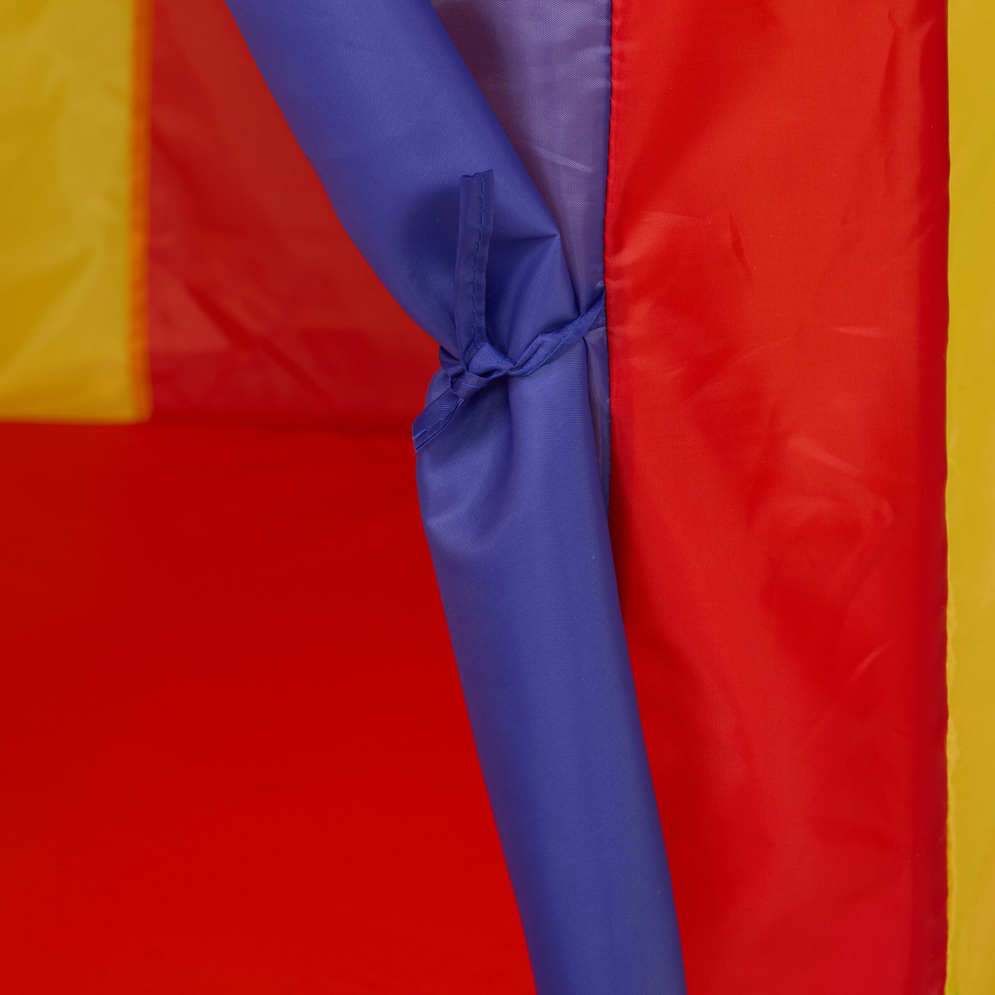 Spielzelt Zirkus Kinder Blau-Gelb-Rot