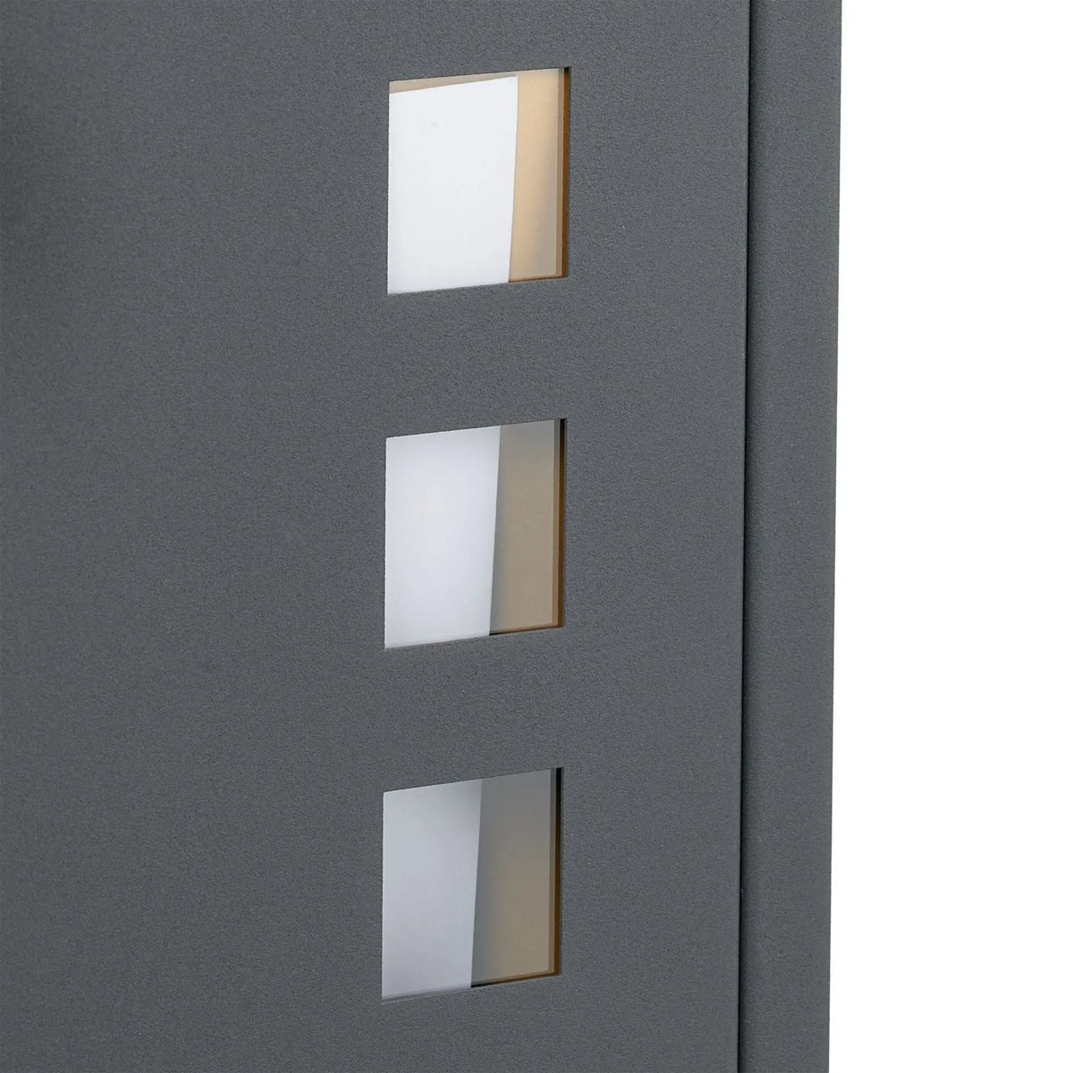 Briefkasten mit Sichtfenster Anthrazit-Silber-Transparent von Relaxdays