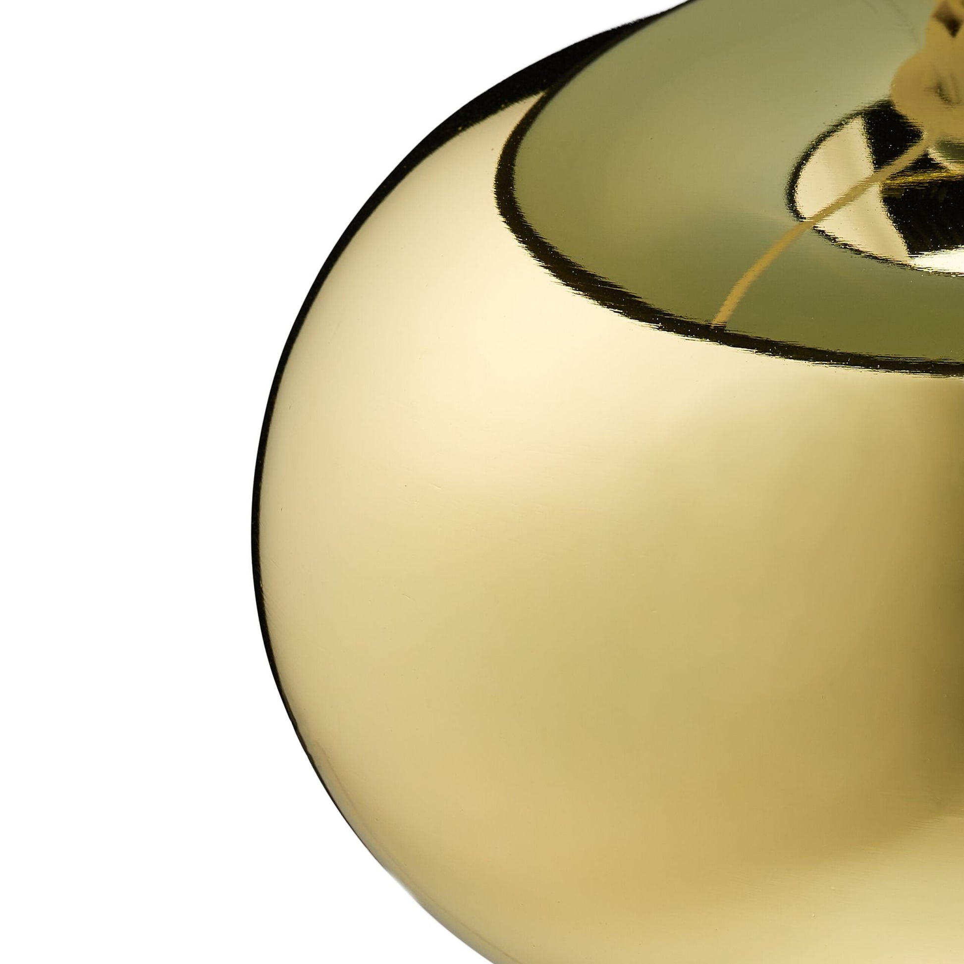 Tischlampe Metall & Stoff Gold-Schwarz von Relaxdays