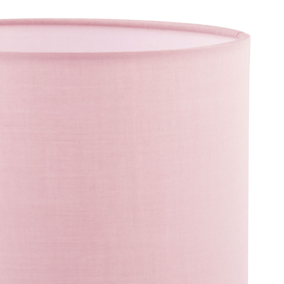 Tischlampe mit Stoffschirm Kupfer-Rosa von Relaxdays
