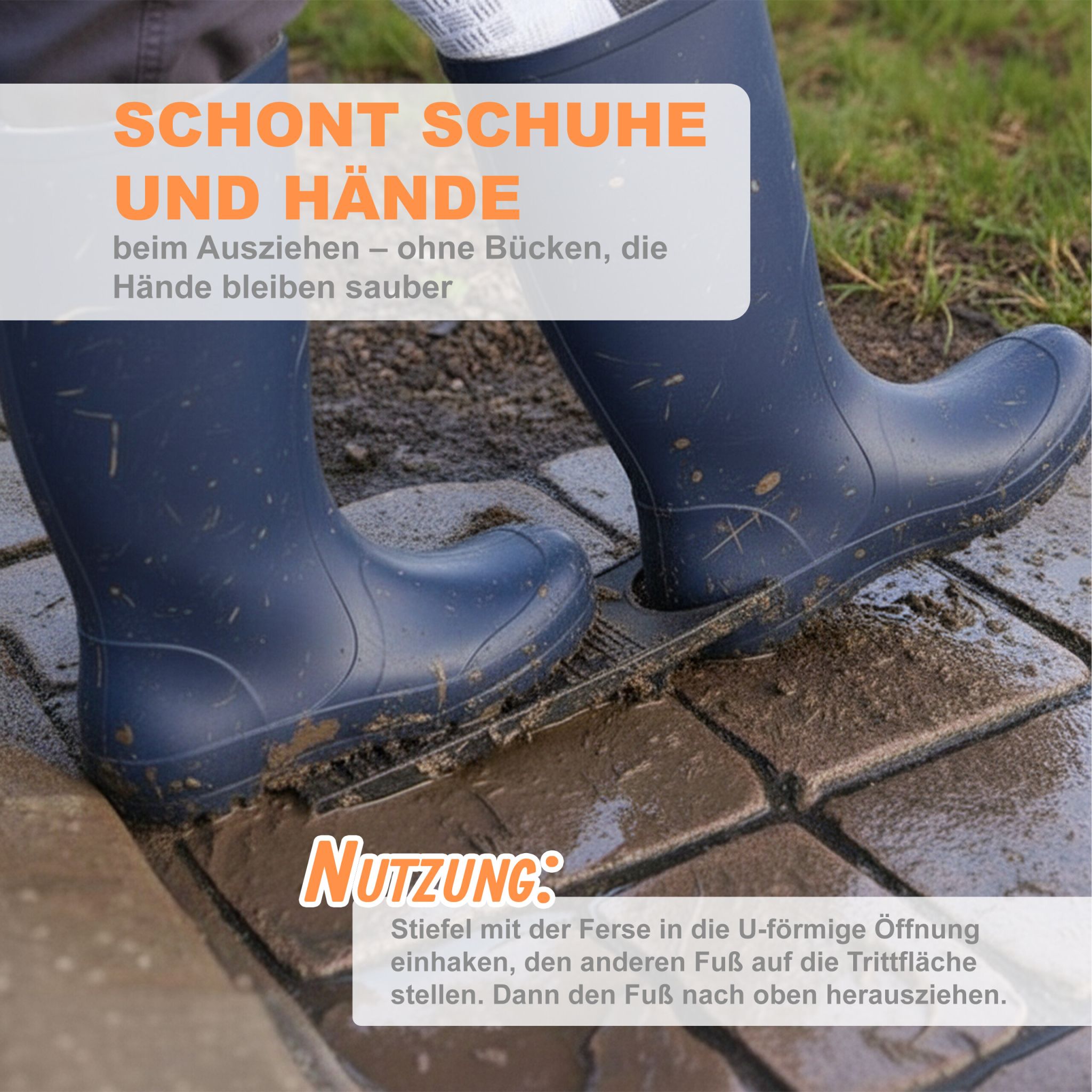 Stiefelknecht Gusseisen Schwarz